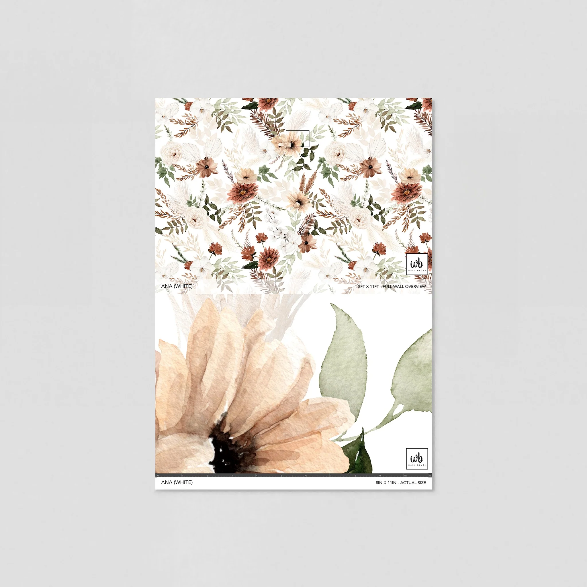 Ana (White) Wallpaper - Image 6
