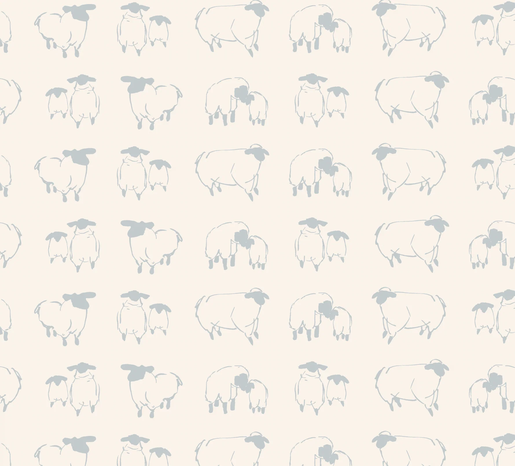 Baba (Cream) Wallpaper - Image 4