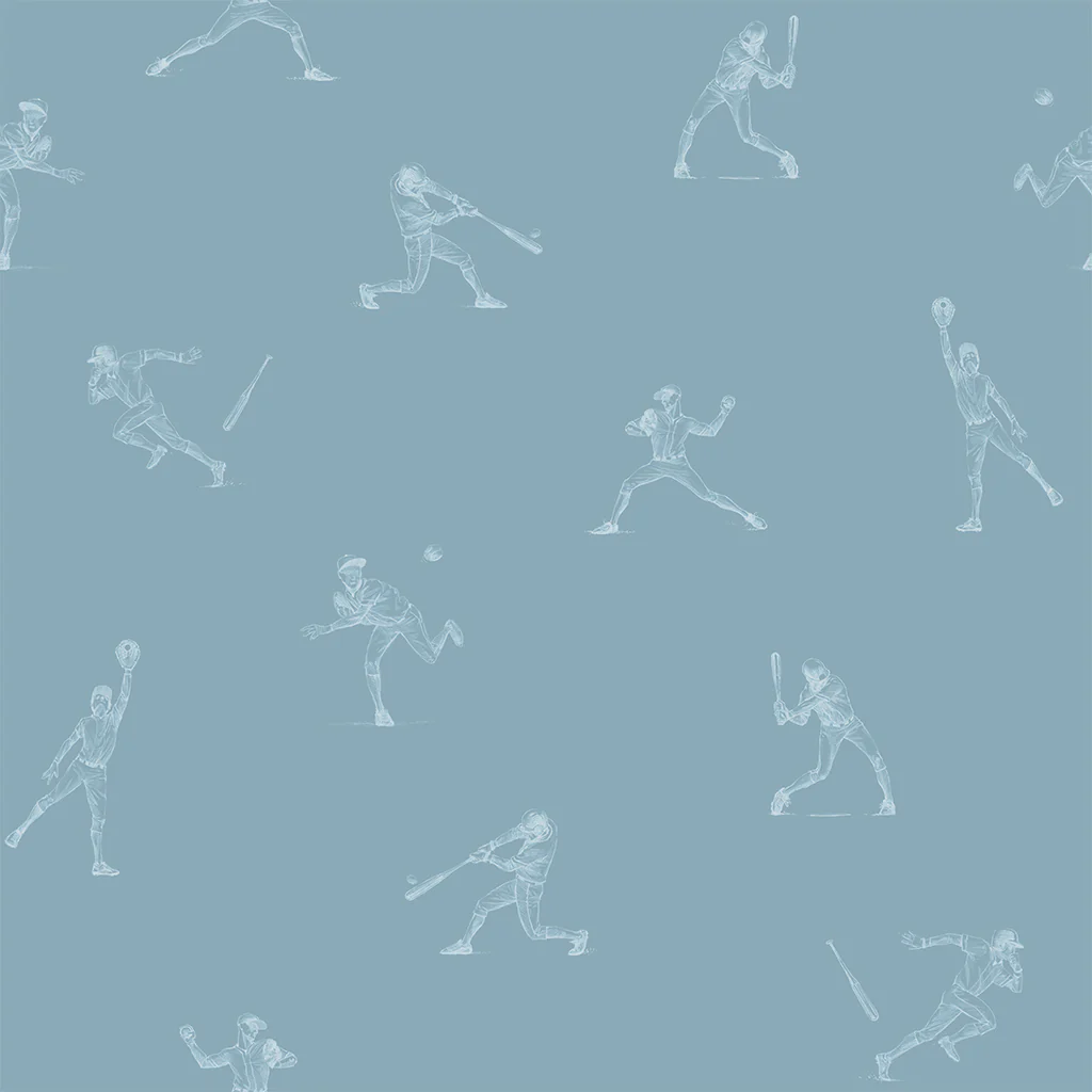 Batter's Up (Blue) Wallpaper - Image 4