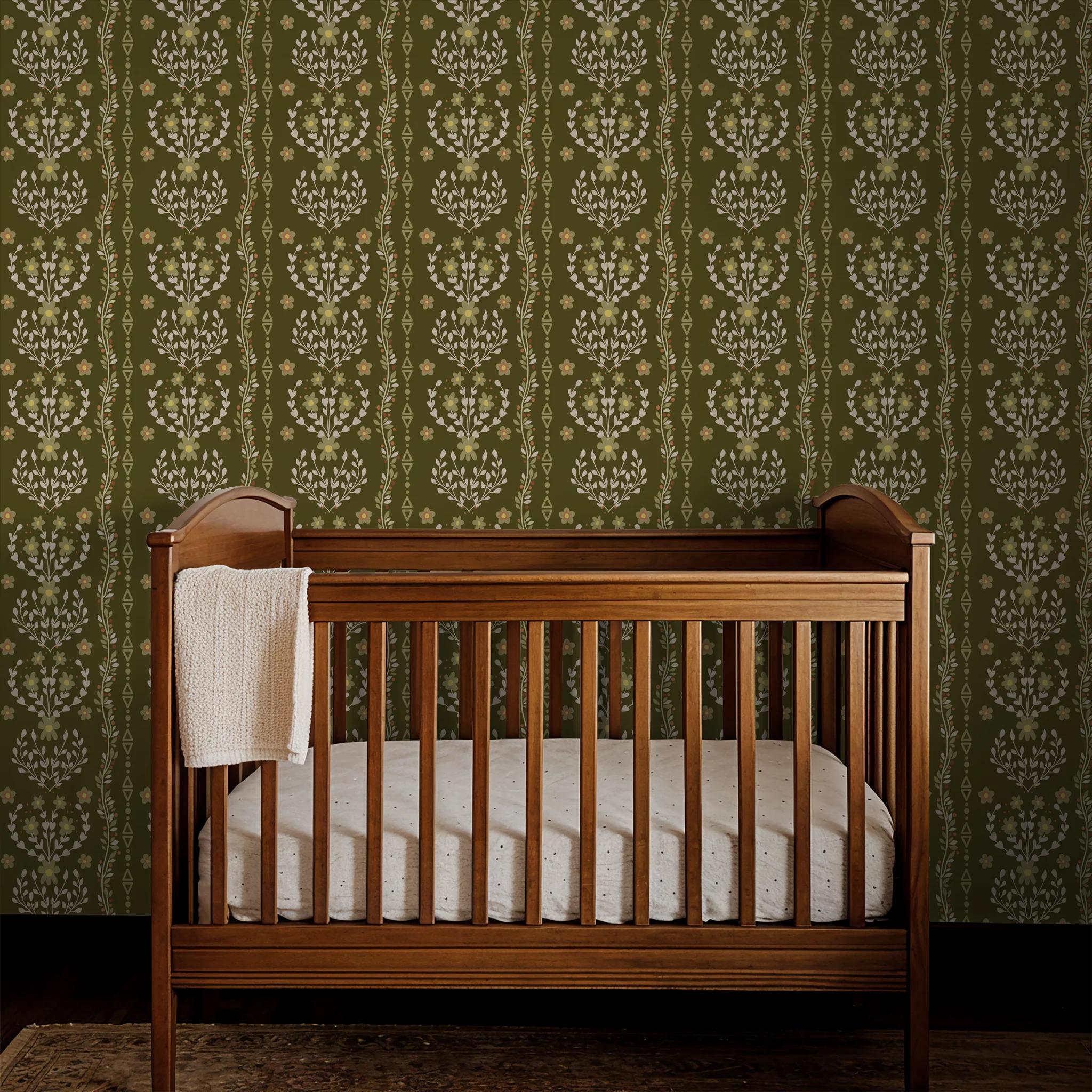 Beacon Meadow (Green) Wallpaper - 8 FT H X 17.4 FT W LUXE P&S - Image 3