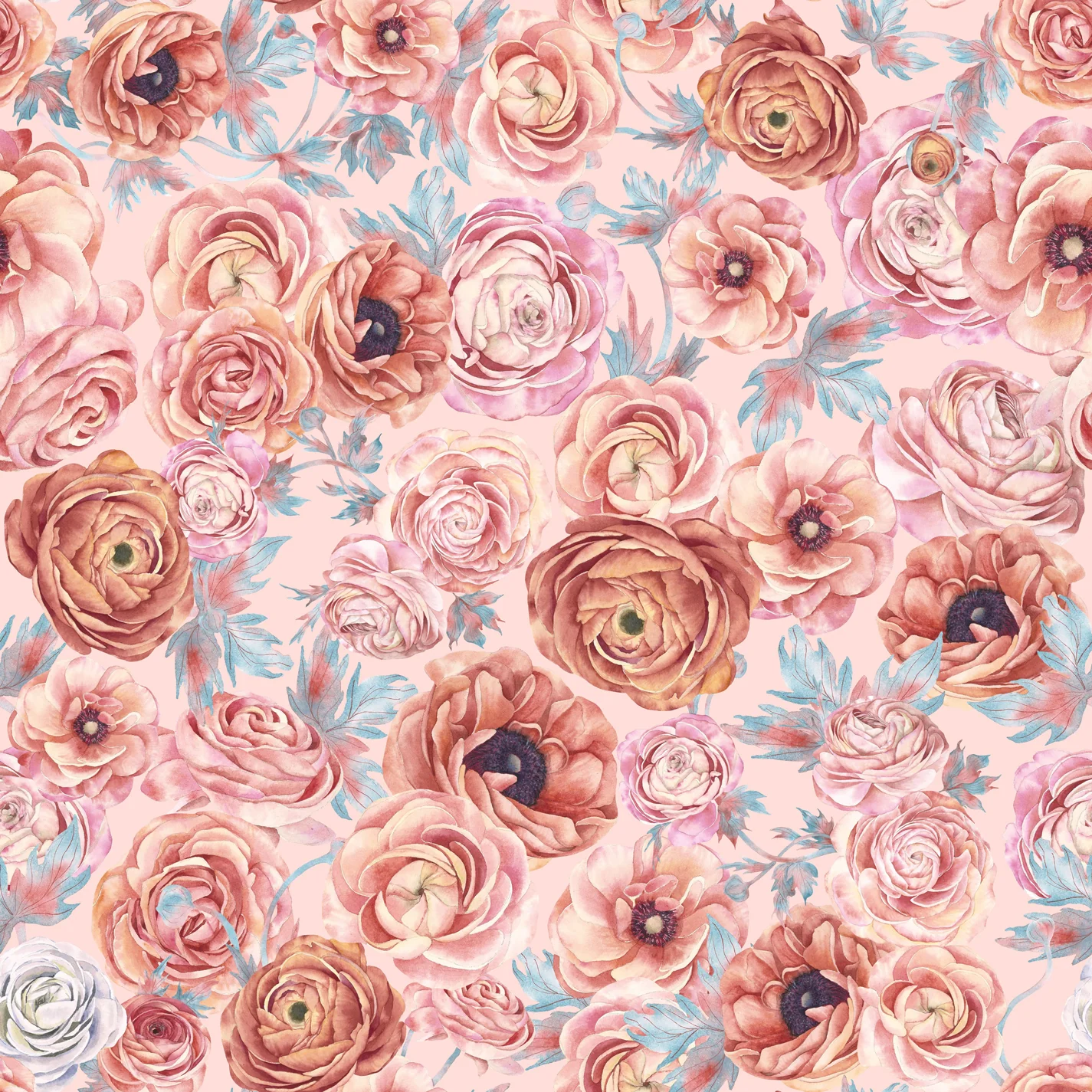 Blush Garden Wallpaper - Image 4