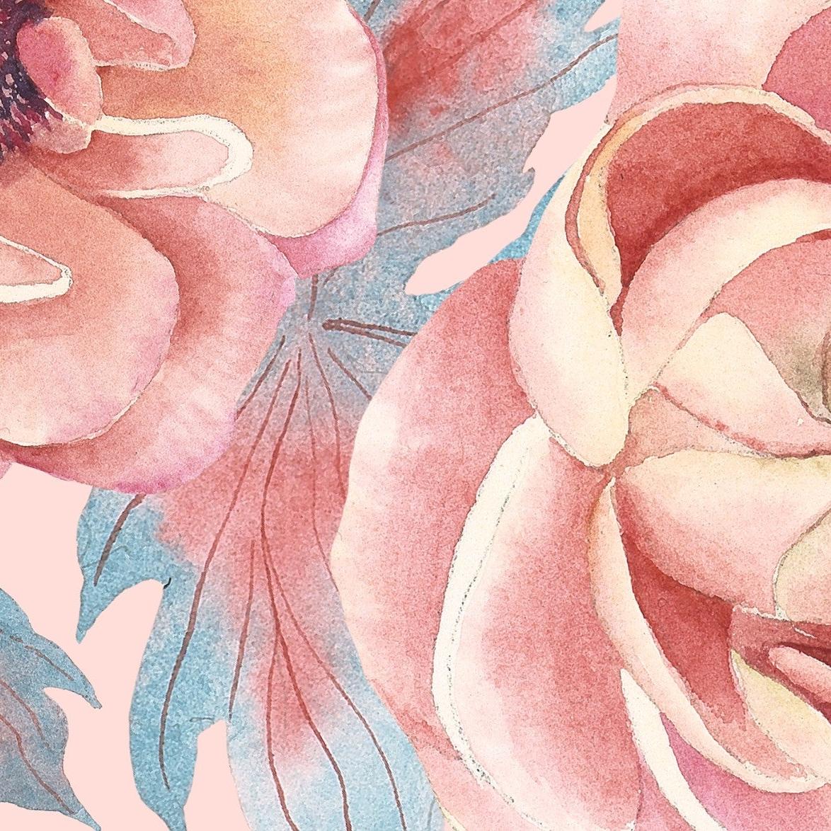 Blush Garden Wallpaper - Image 5