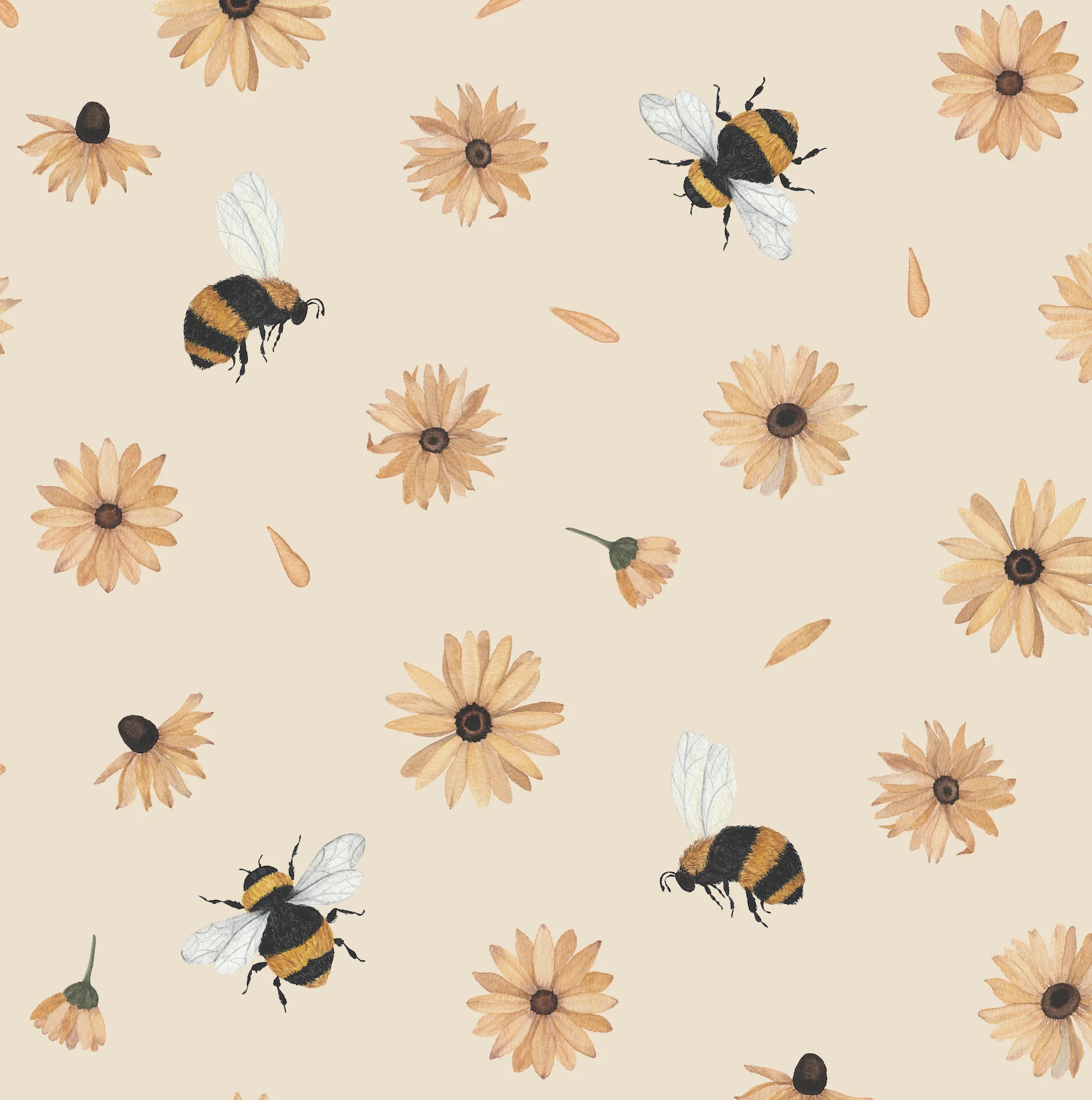Bumble (Tan) Wallpaper - Image 4