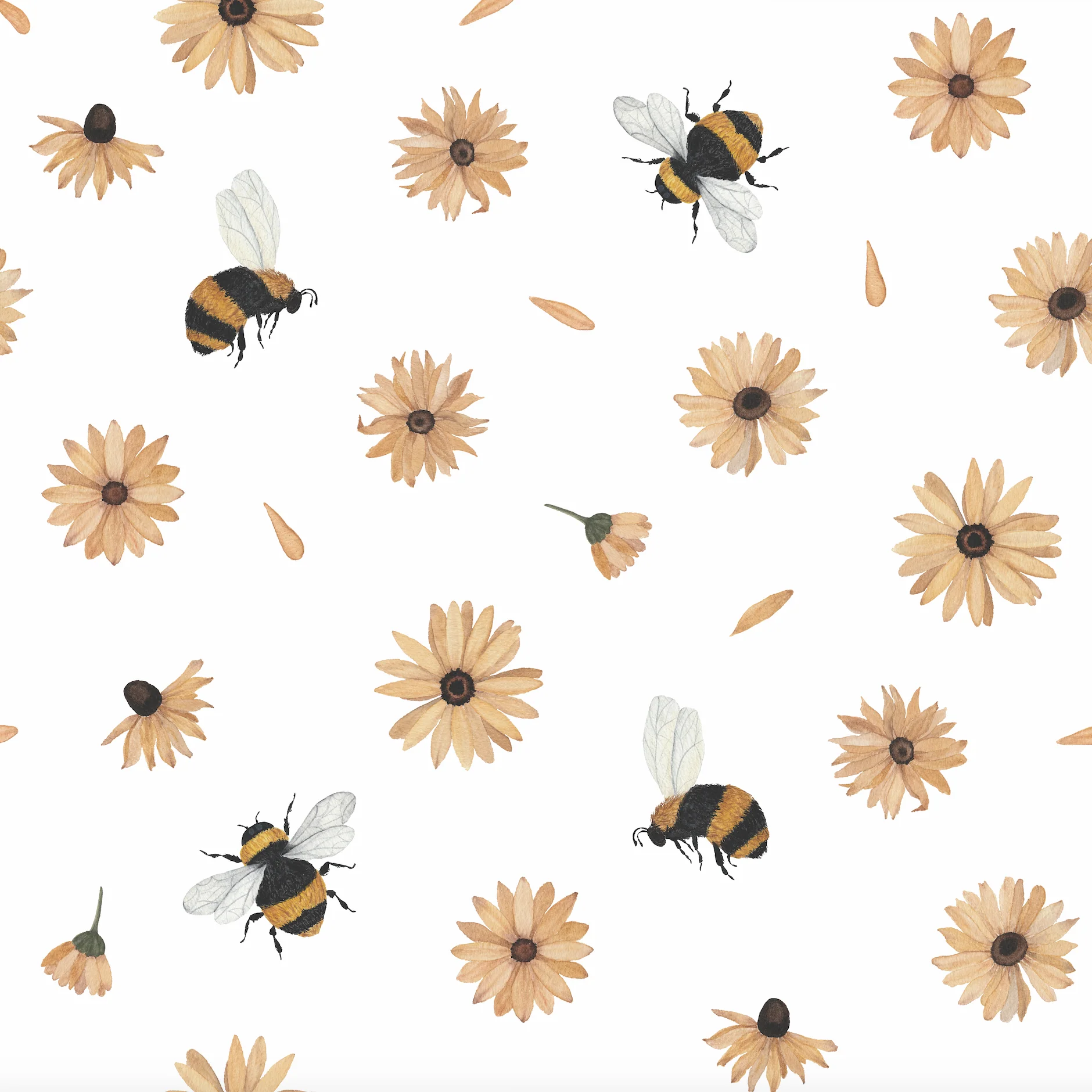 Bumble (White) Wallpaper - Image 5