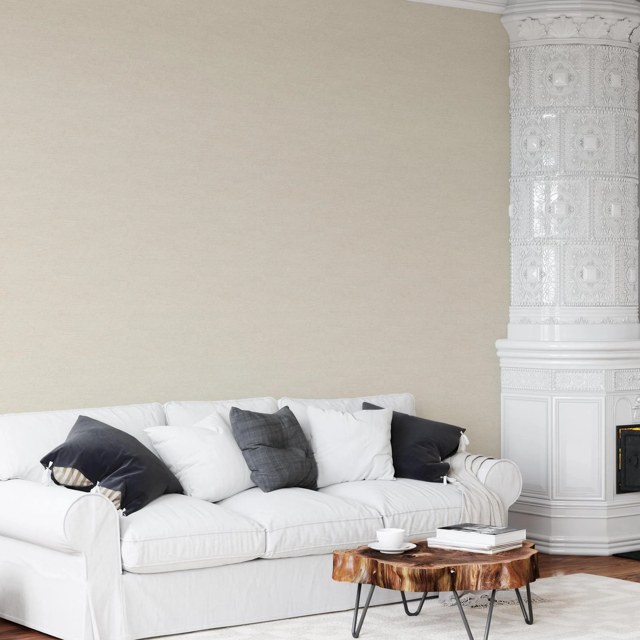 Carefree (Beige) Wallpaper - 8 FT H X 39.5 FT W P&S - Image 4