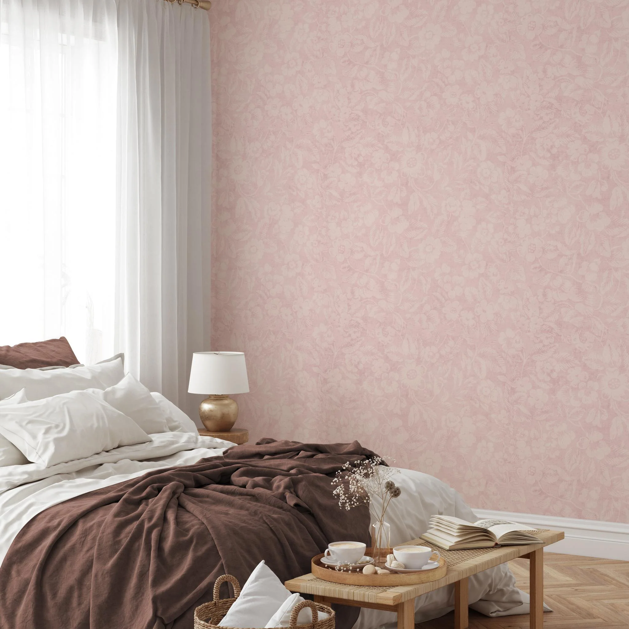 Charlotte's Chantilly Wallpaper - Image 3