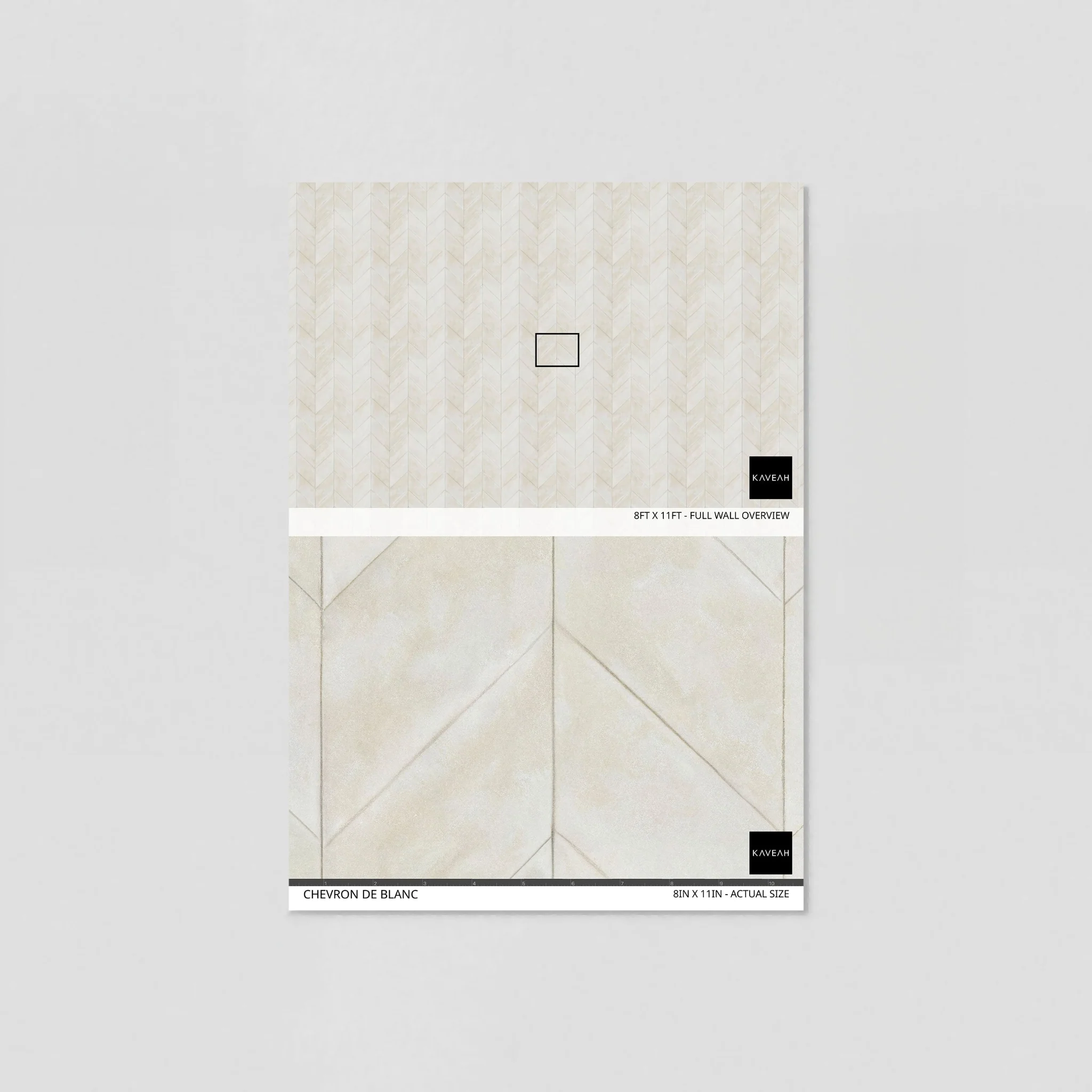 Chevron de Blanc Wallpaper - Image 6