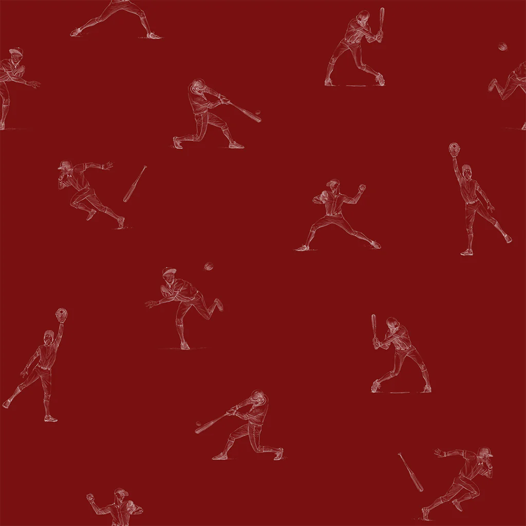 Batter's Up (Red) Wallpaper - Image 4
