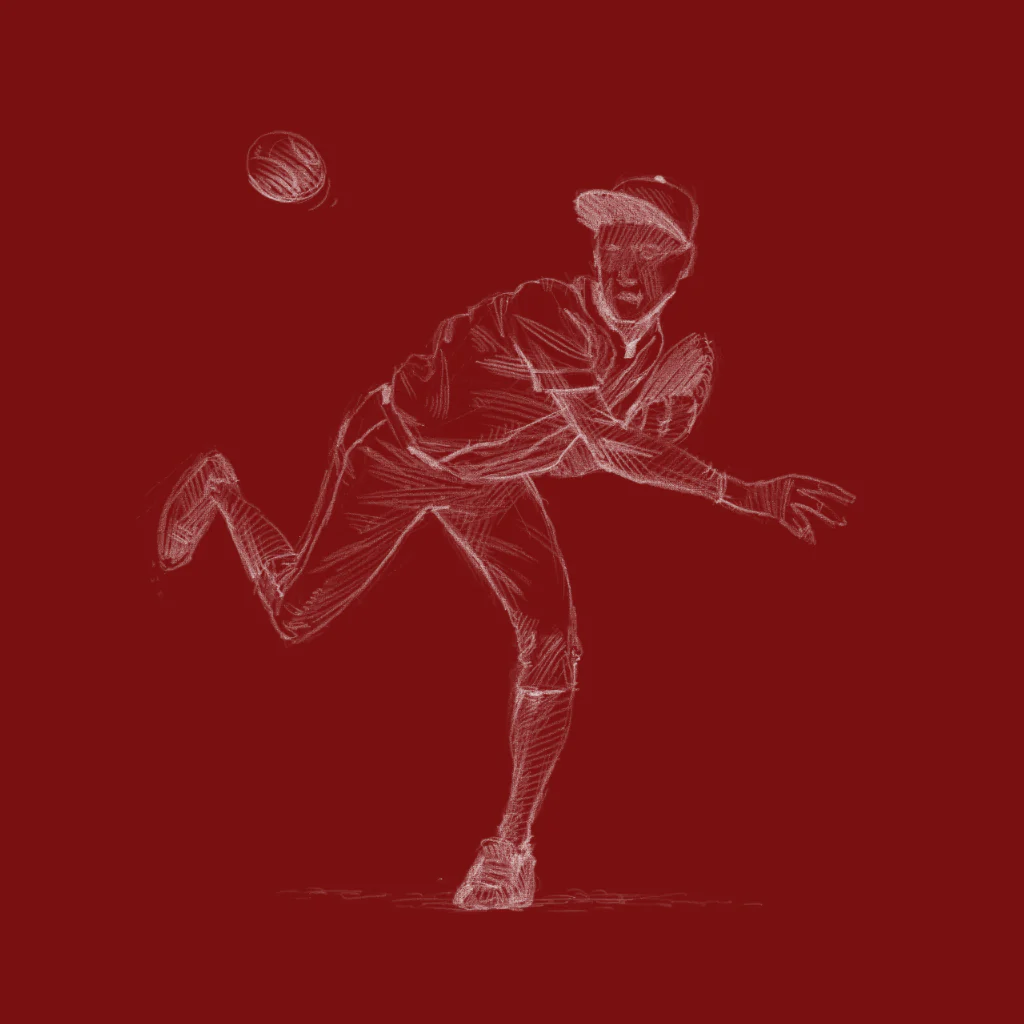 Batter's Up (Red) Wallpaper - Image 5