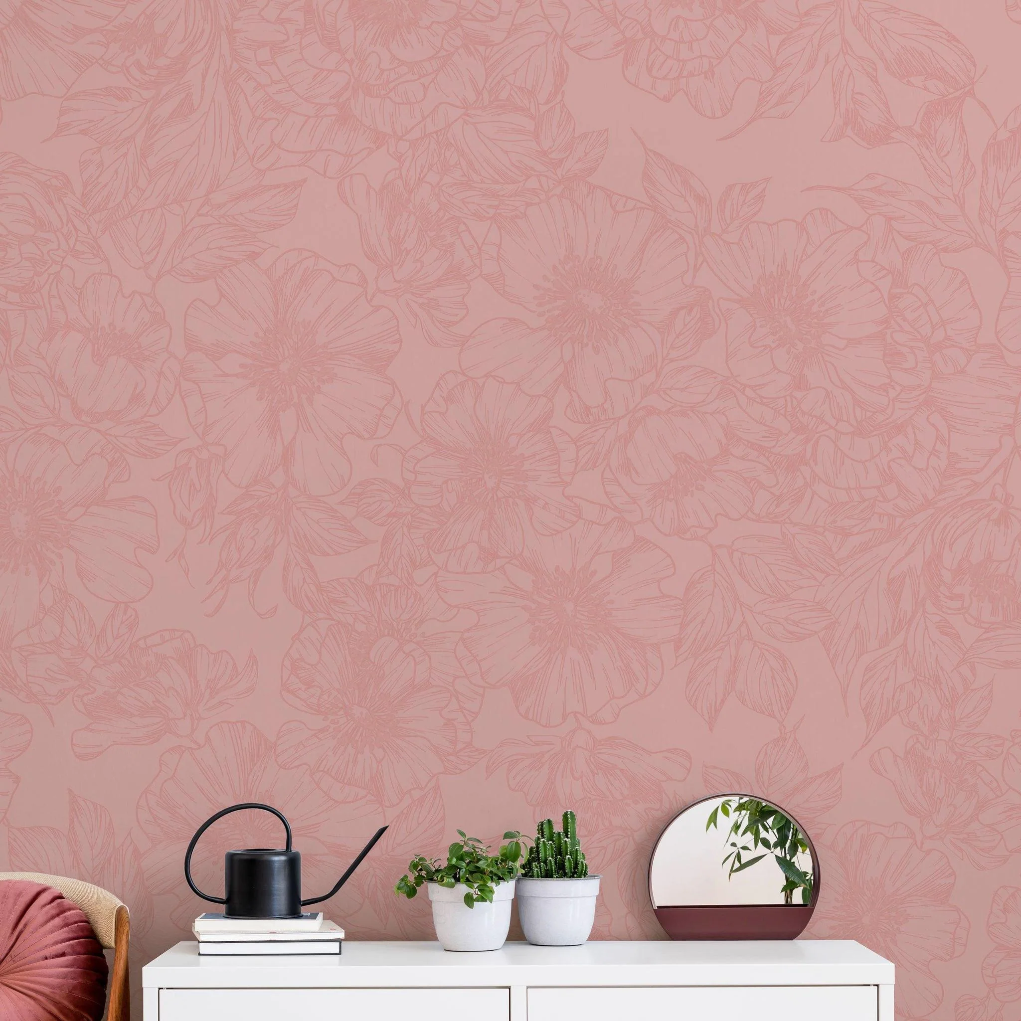 The Dutchess (Pink) Wallpaper - Image 3