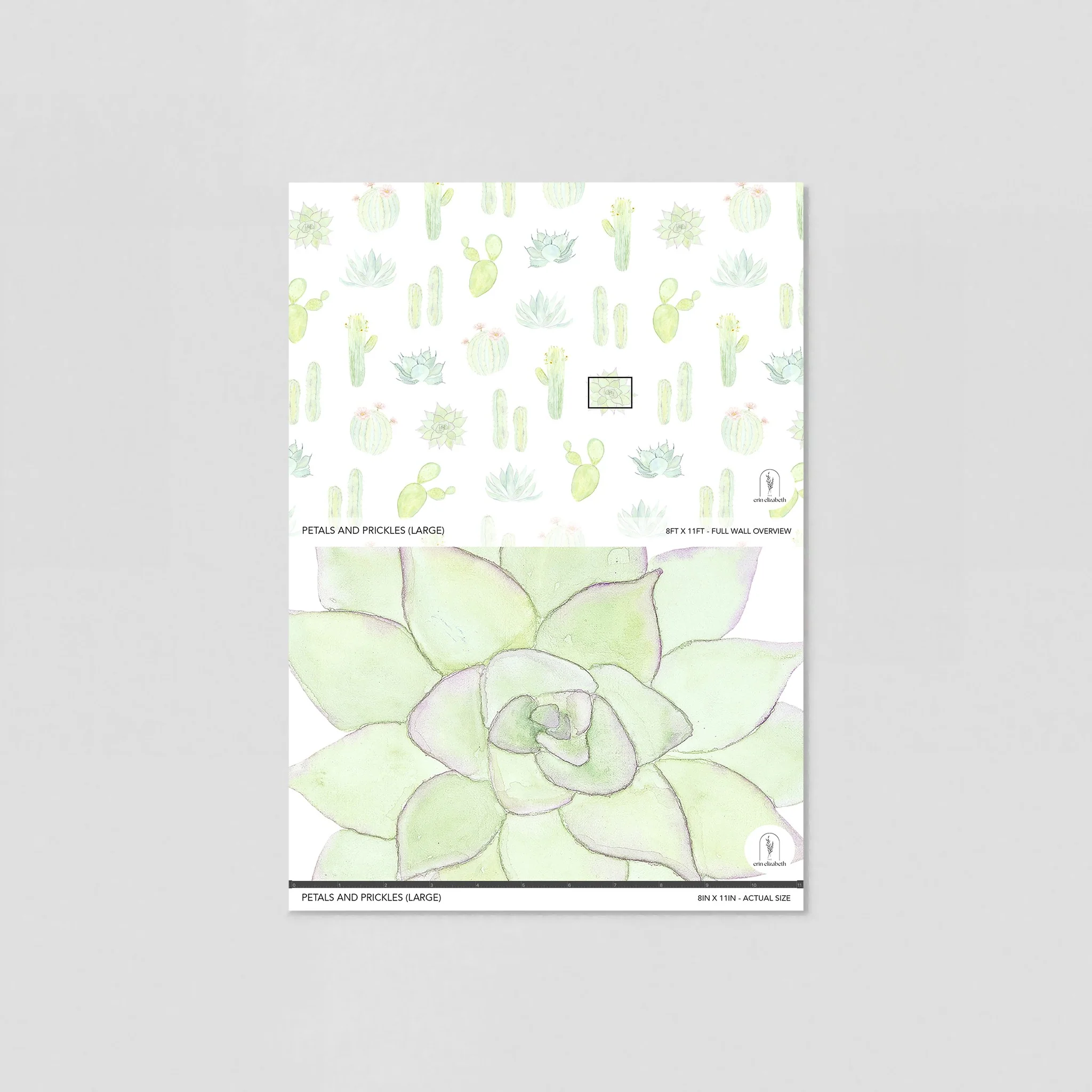 Petals and Prickles (Large) Wallpaper - Image 6