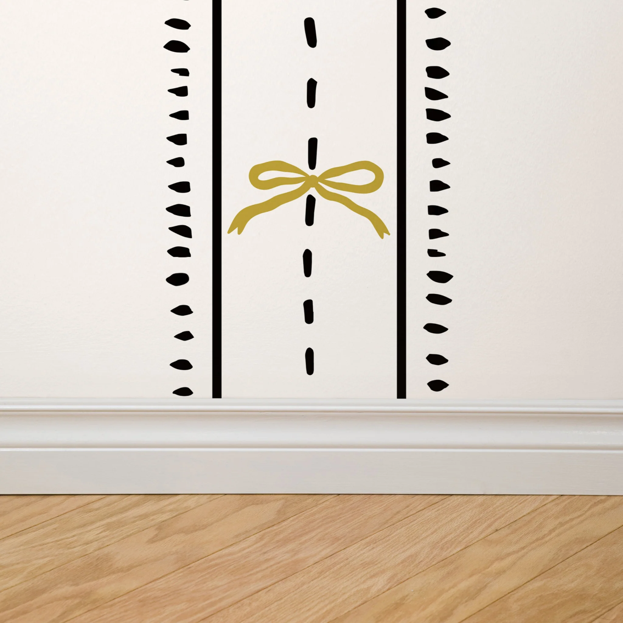 Cottage Bows (Yellow) Wallpaper - Image 4