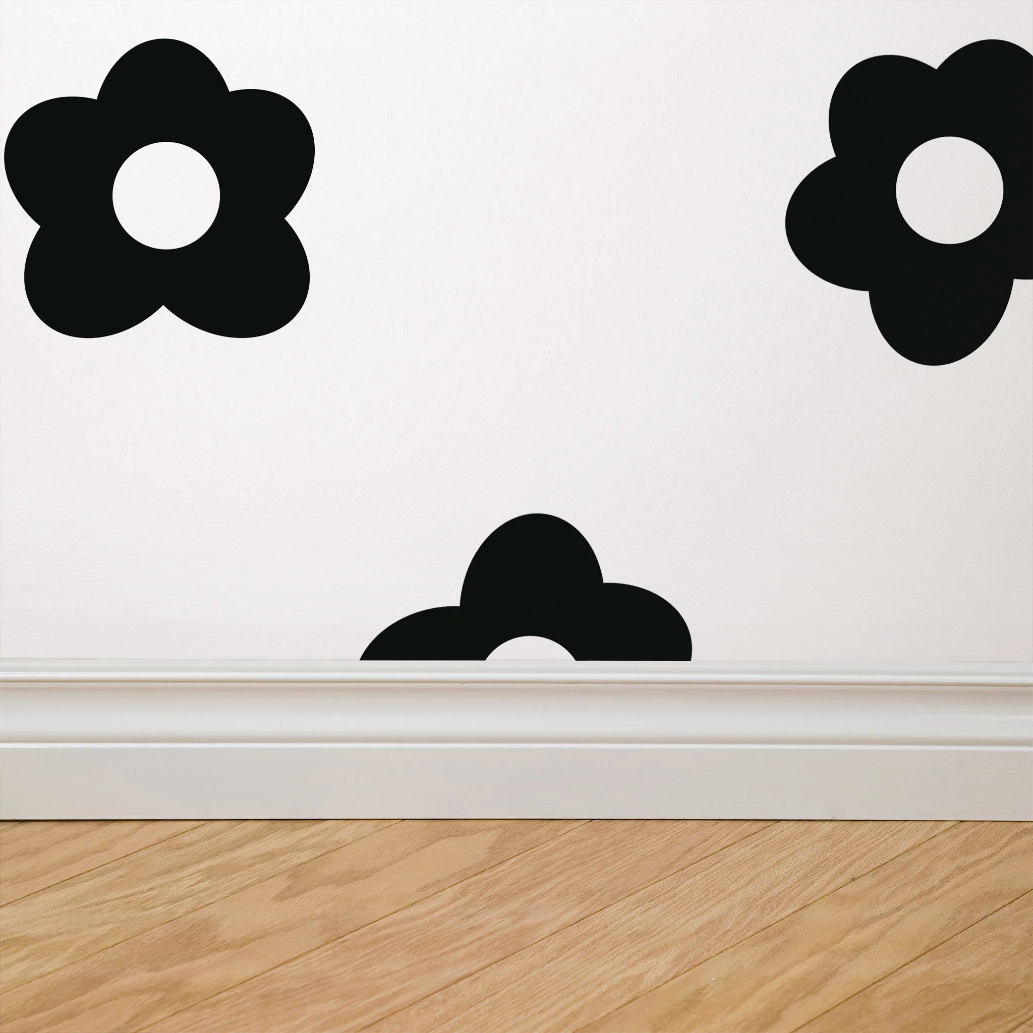 Daisy Dot (Black) Wallpaper - Image 4