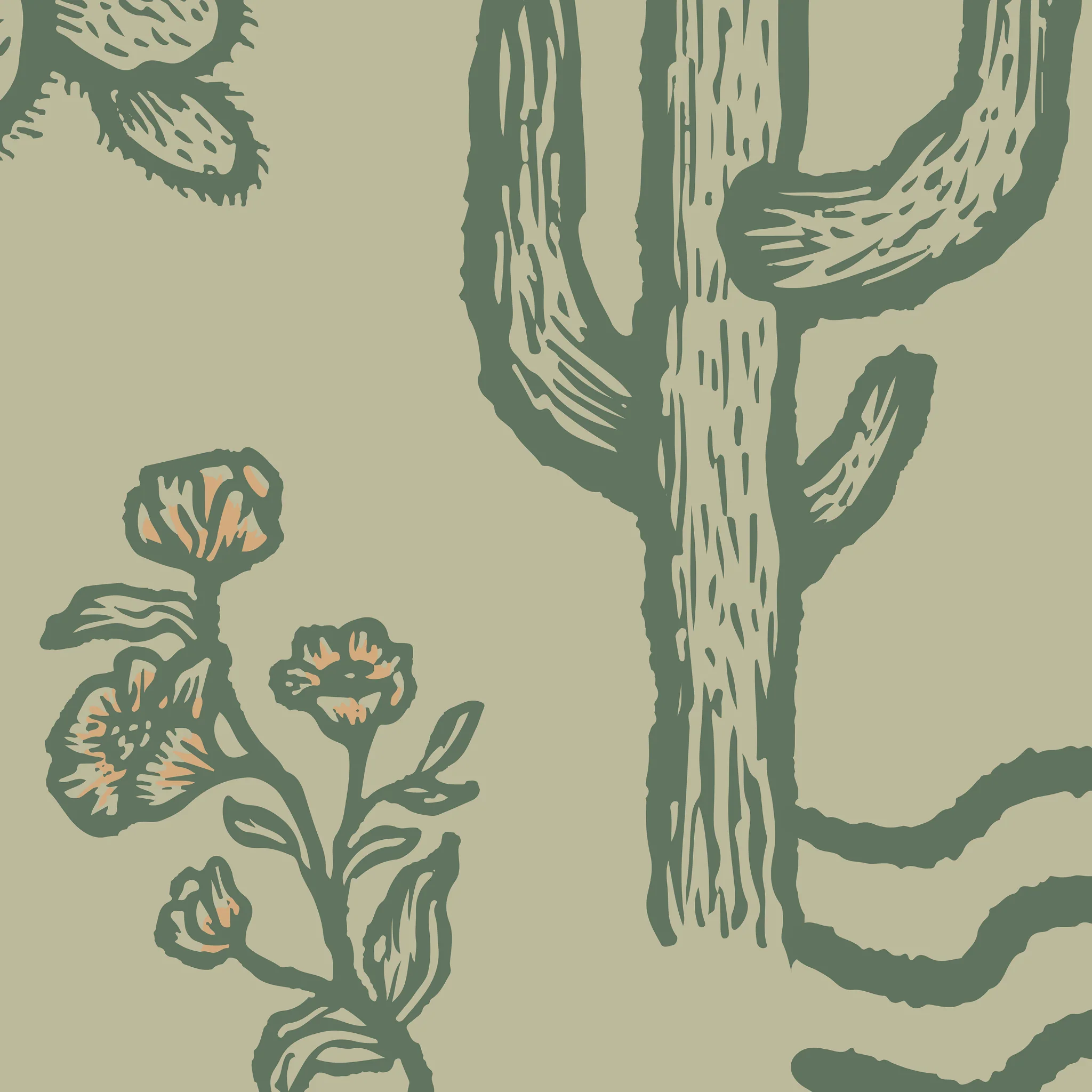 Desert Dreamer (Green) Wallpaper - Image 7