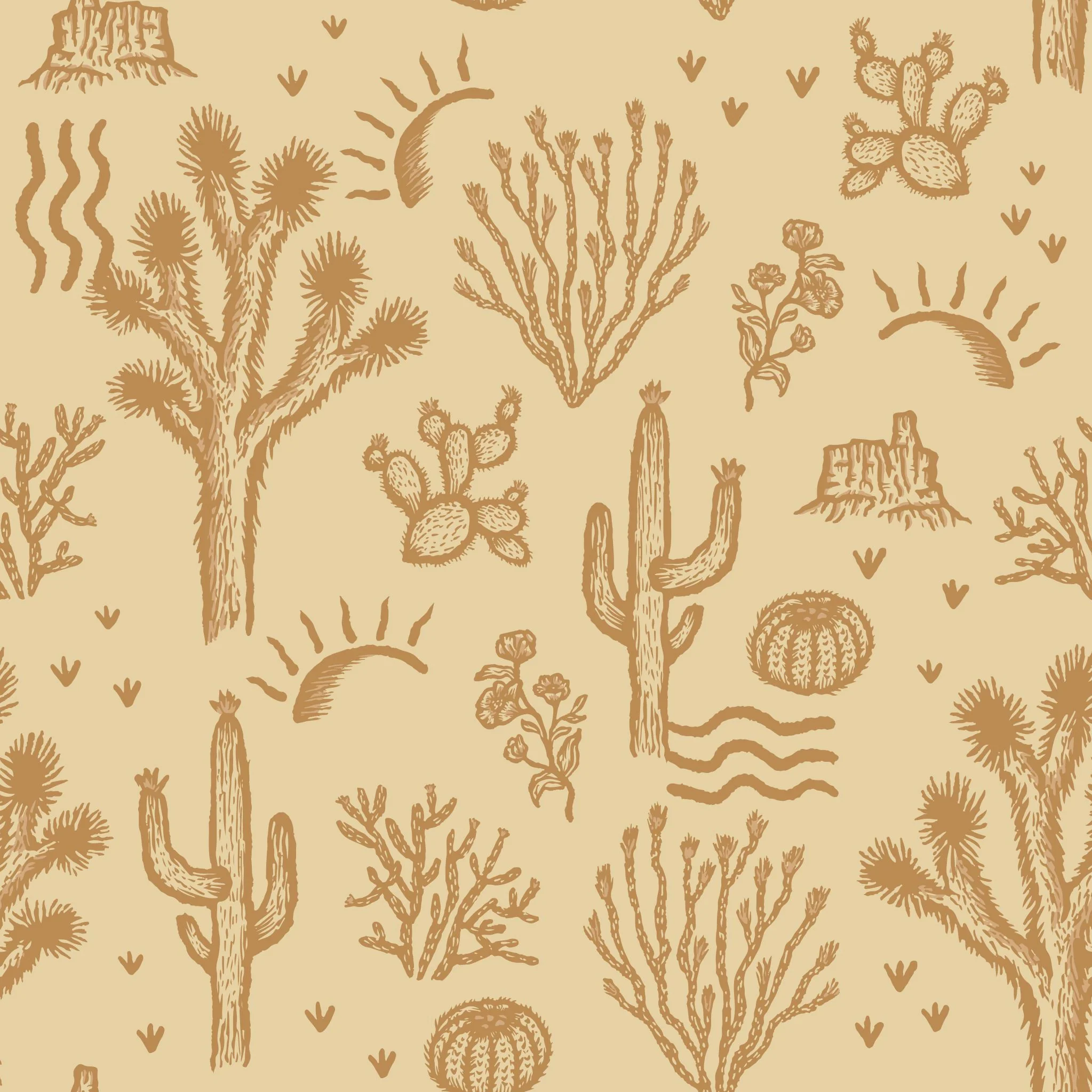 Desert Dreamer (Orange) Wallpaper - Image 5