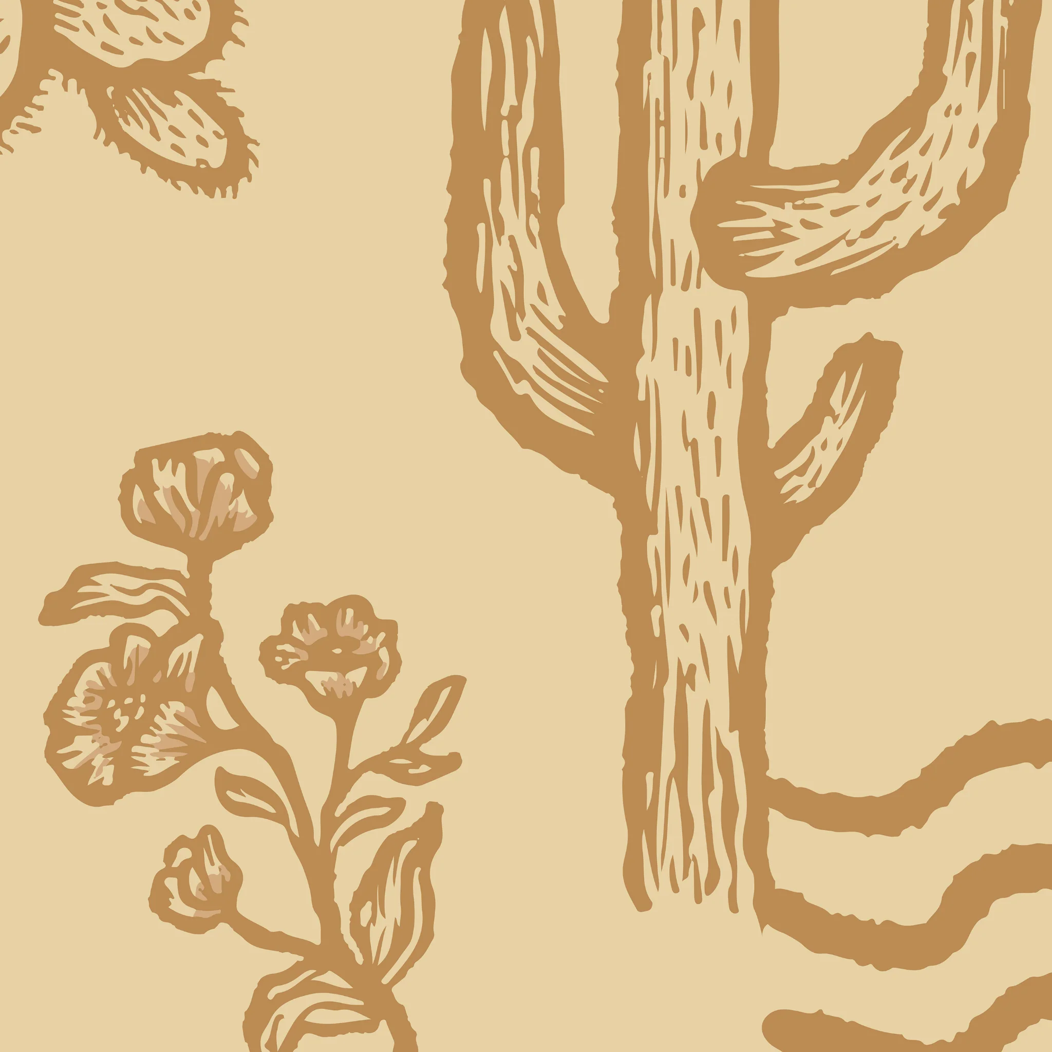 Desert Dreamer (Orange) Wallpaper - Image 7
