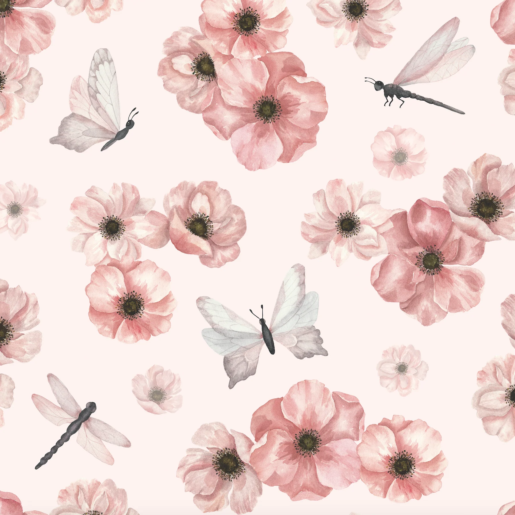 Dragonlily (Blush) Wallpaper - Image 6