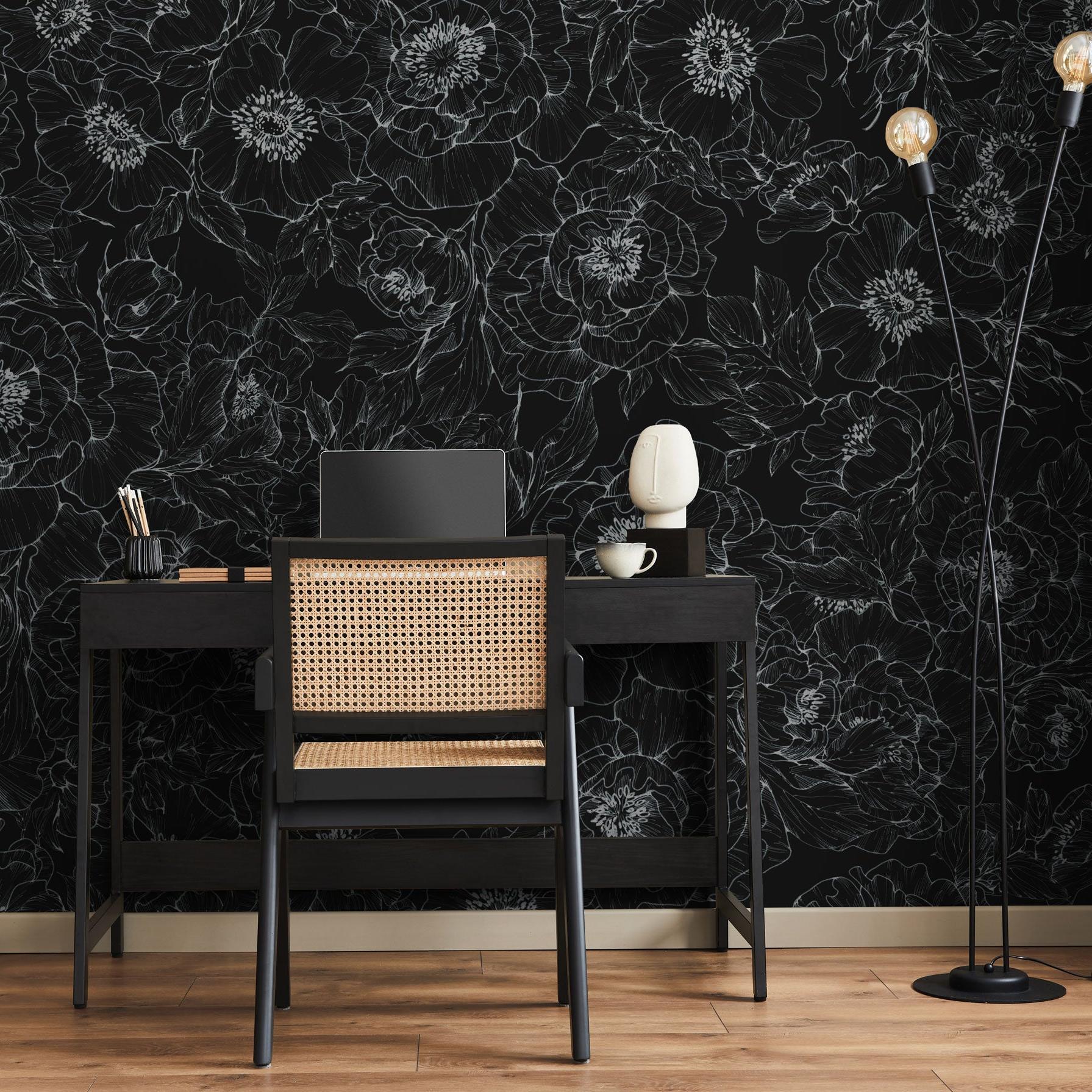 The Dutchess (Black) Wallpaper - Image 4