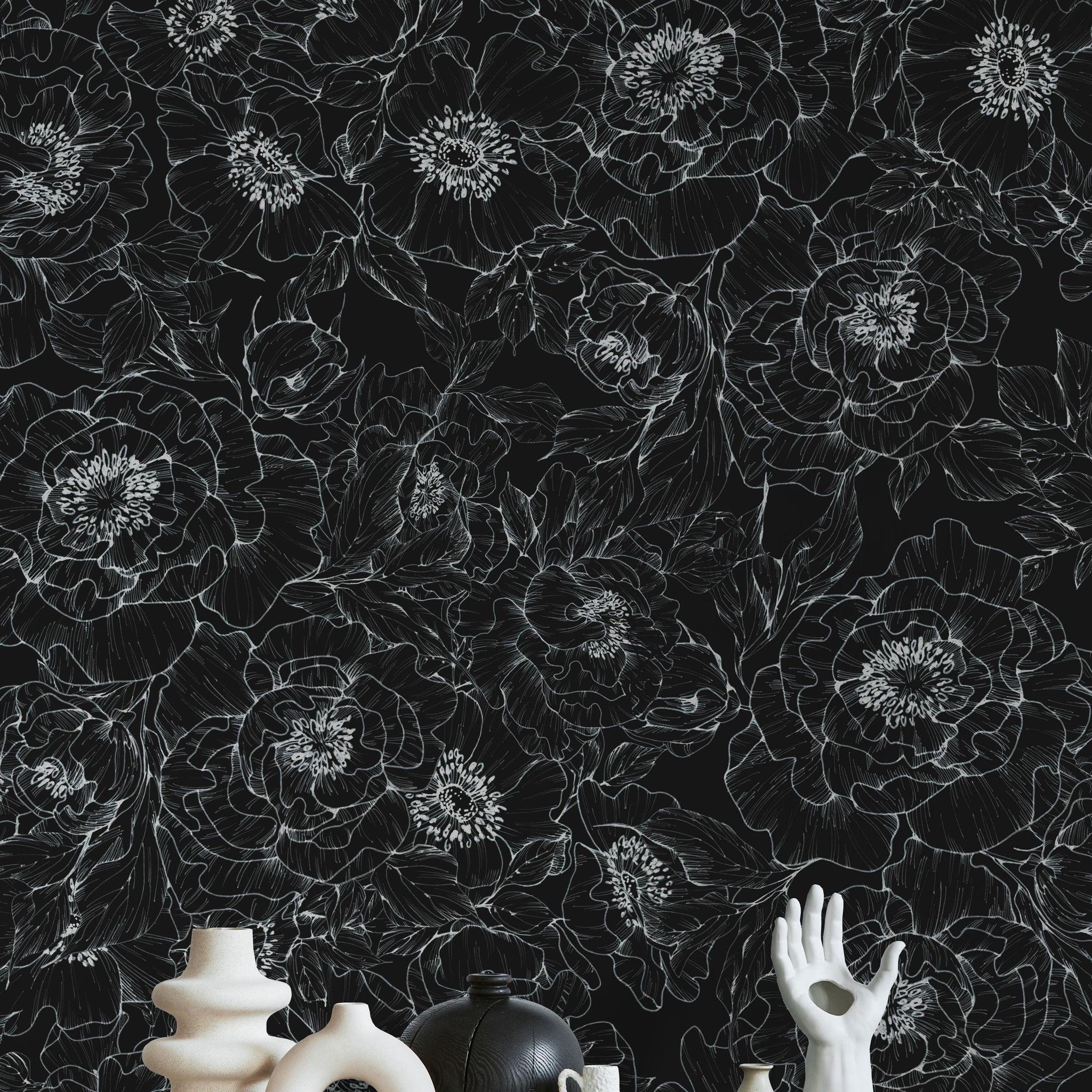 The Dutchess (Black) Wallpaper - Image 5