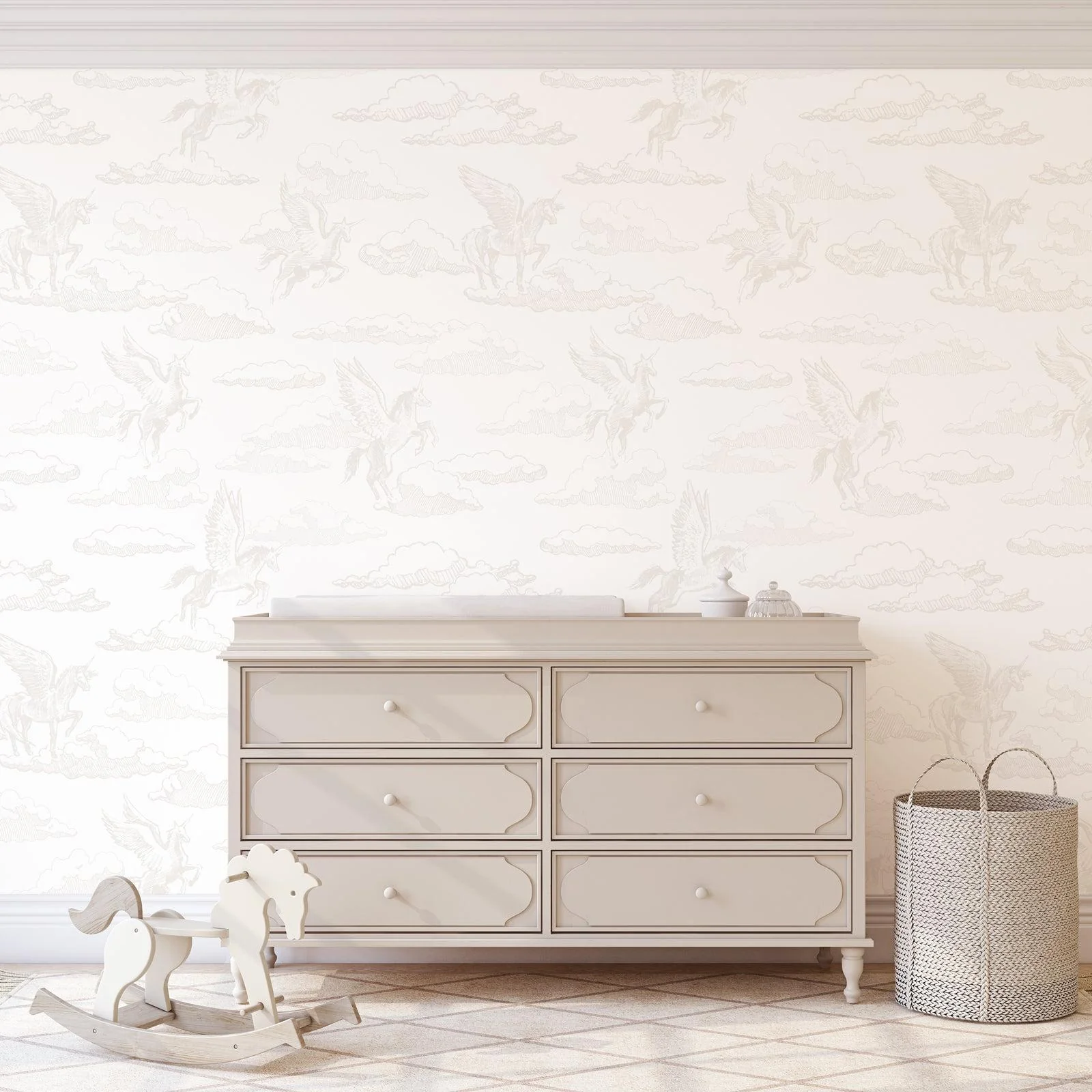 Enchanted (Off White) Wallpaper - Image 2