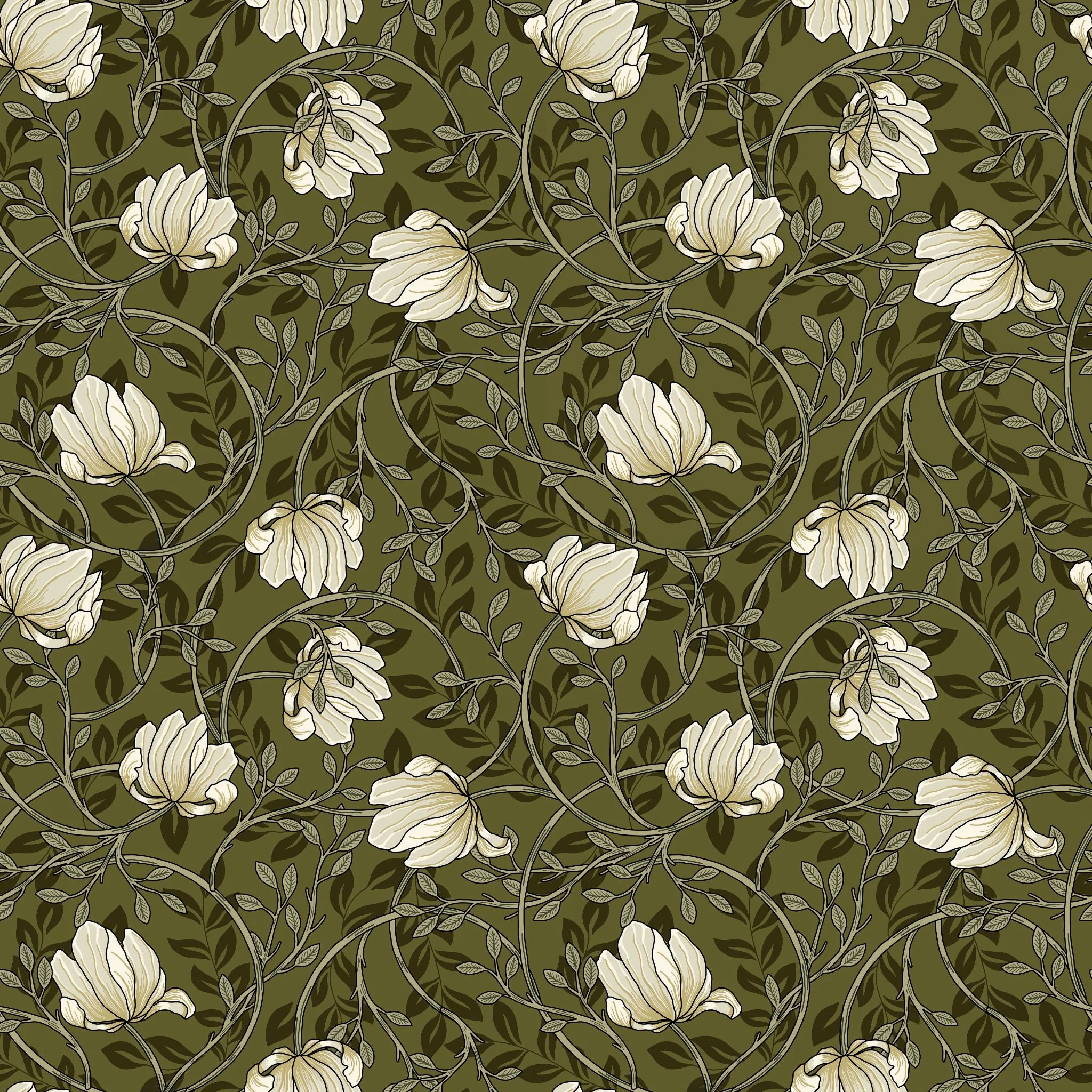 Ever Eden (Green) Wallpaper - Image 2
