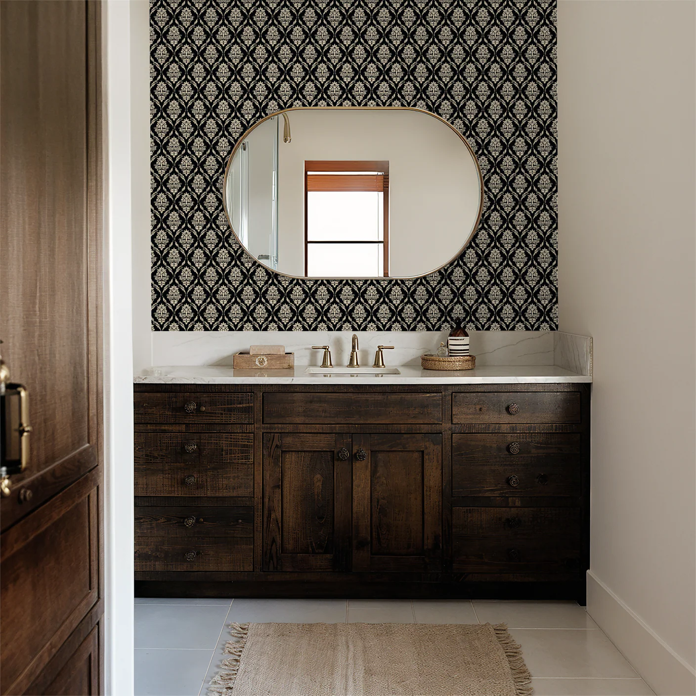 Farmhouse Revival (Black) Wallpaper - Image 3