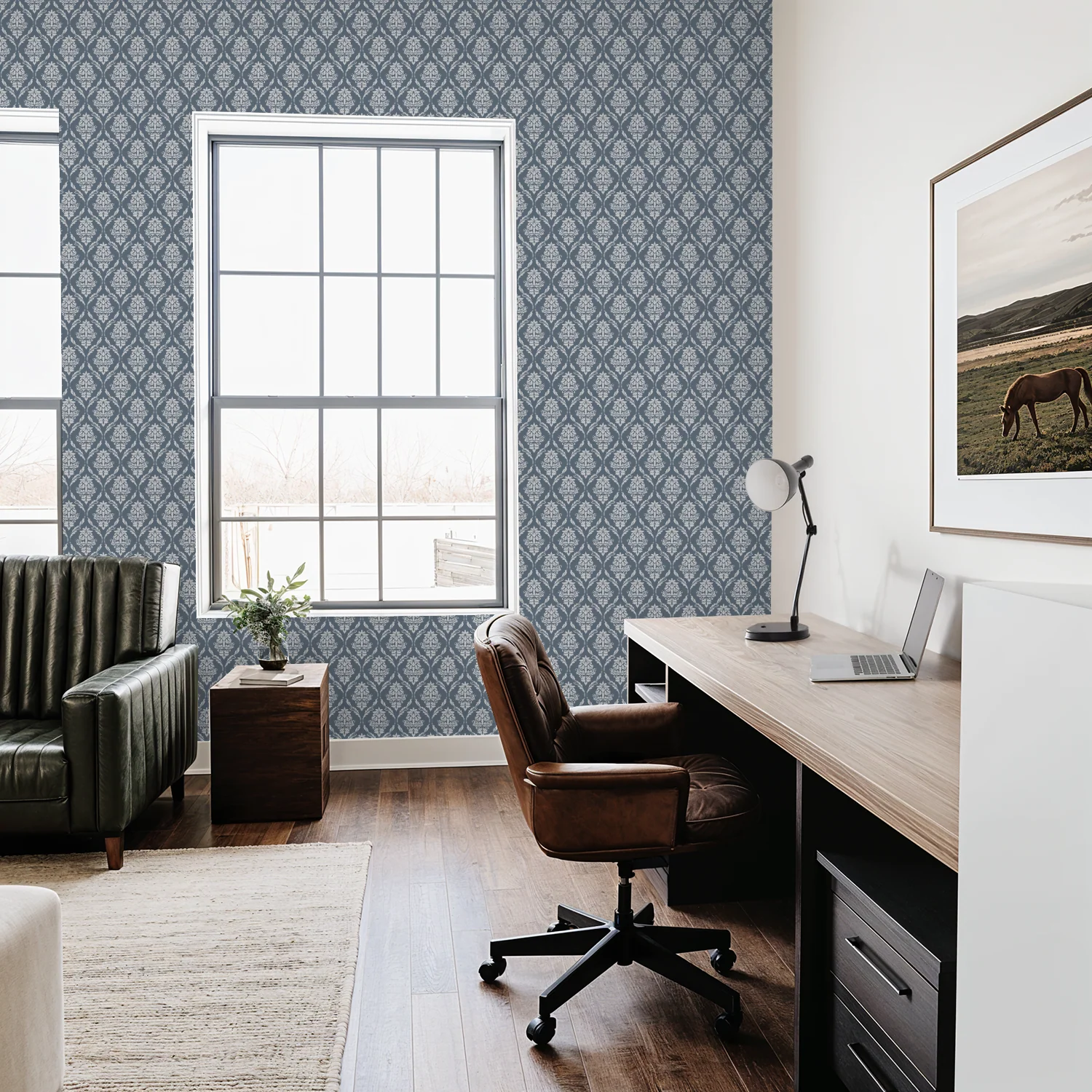 Farmhouse Revival (Blue) Wallpaper - Image 5