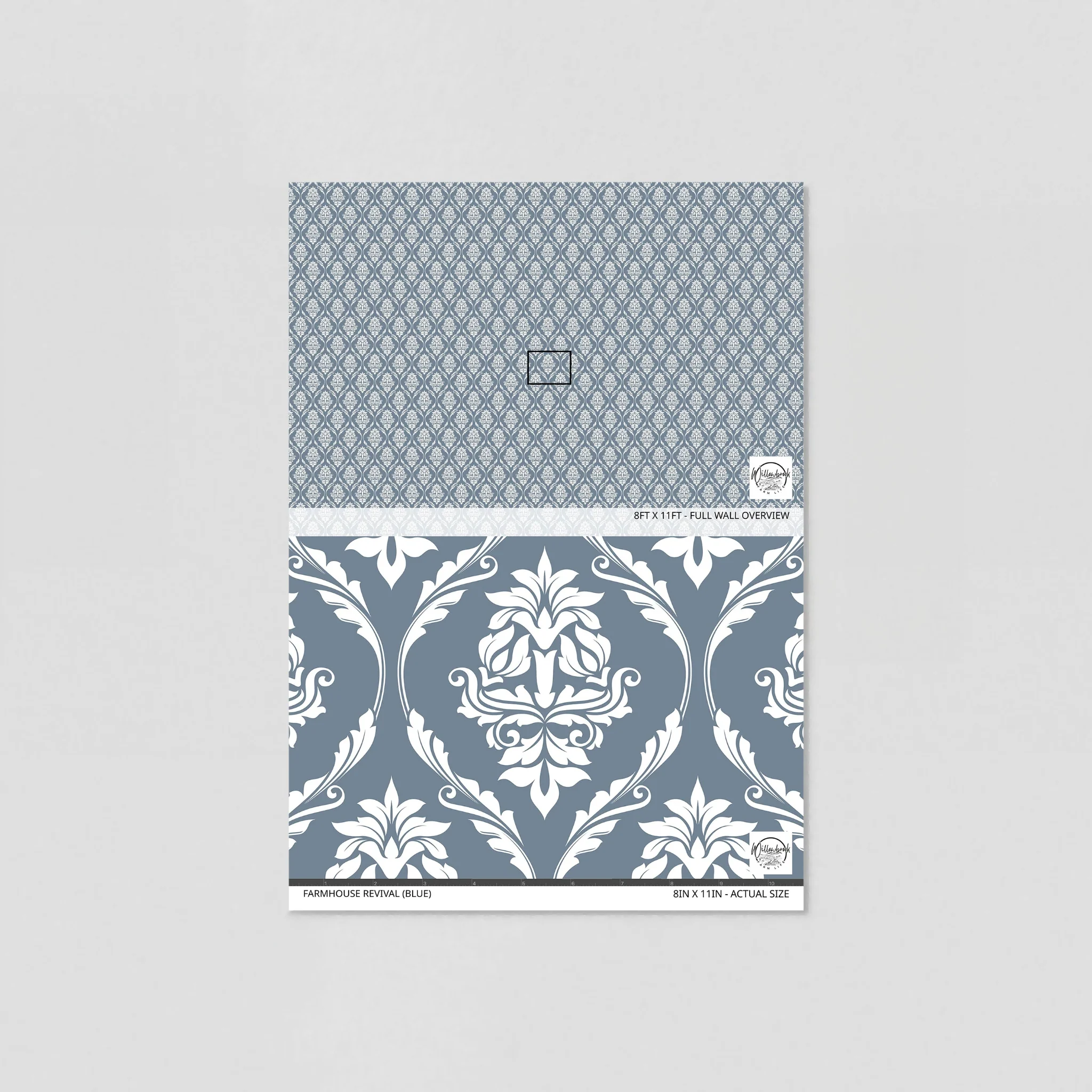 Farmhouse Revival (Blue) Wallpaper - Image 6