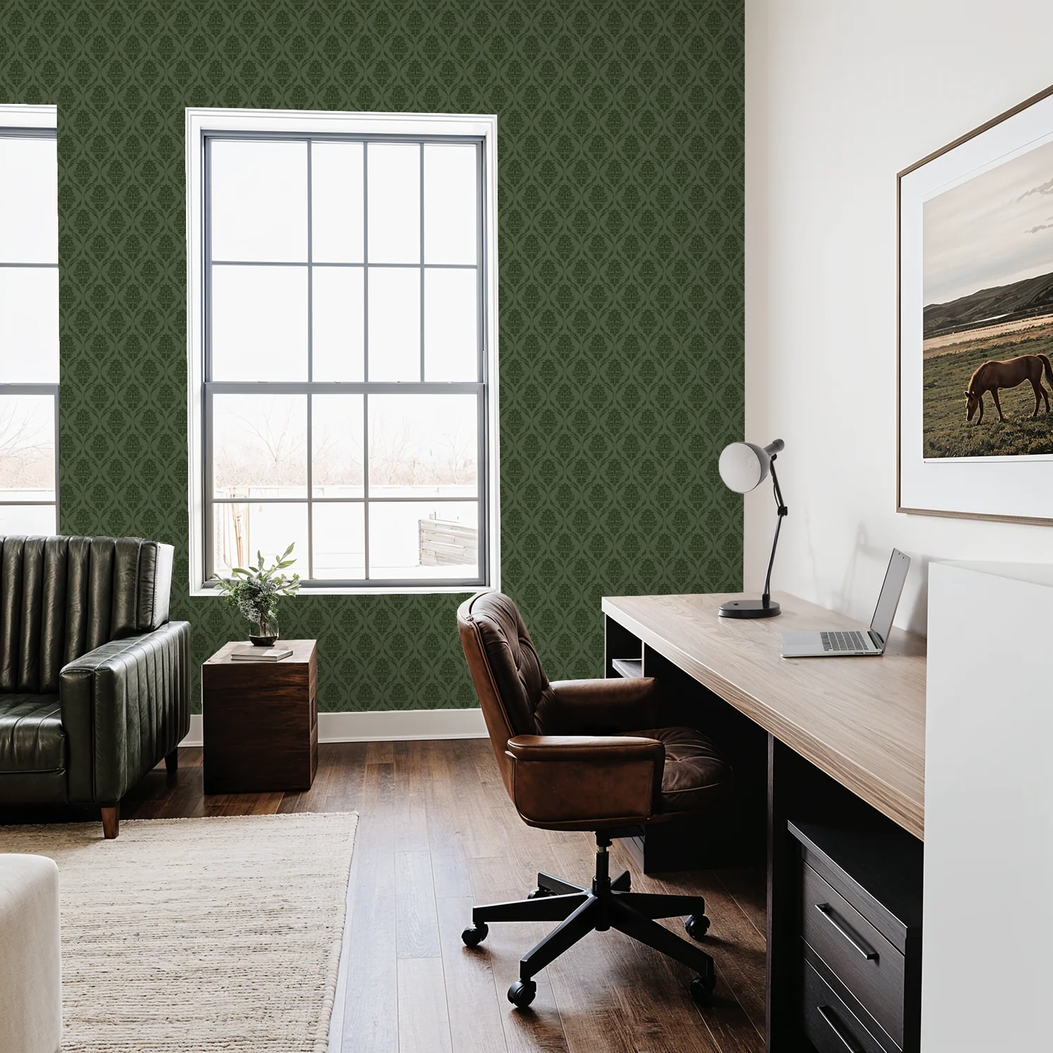 Farmhouse Revival (Green) Wallpaper - Image 5