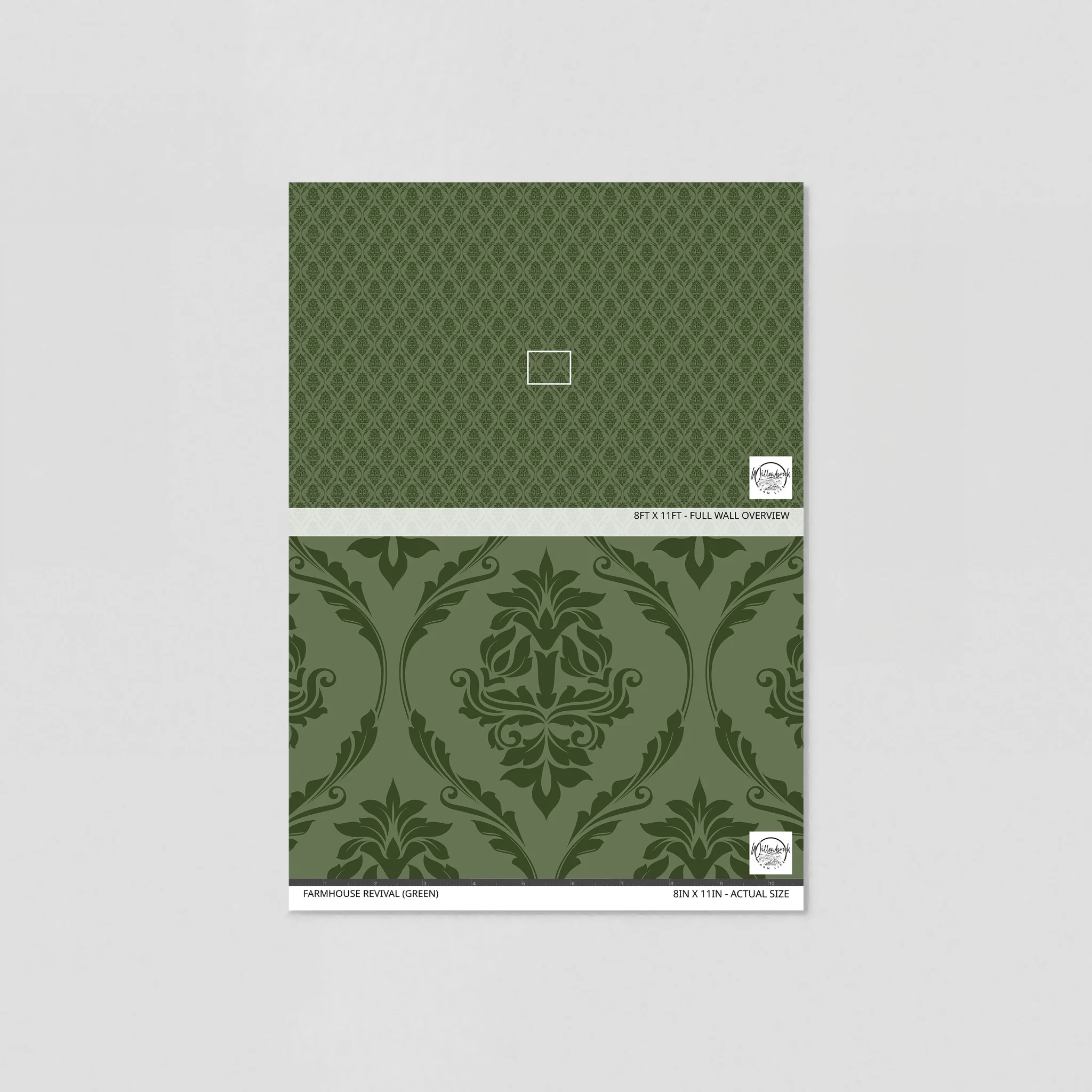 Farmhouse Revival (Green) Wallpaper - Image 6