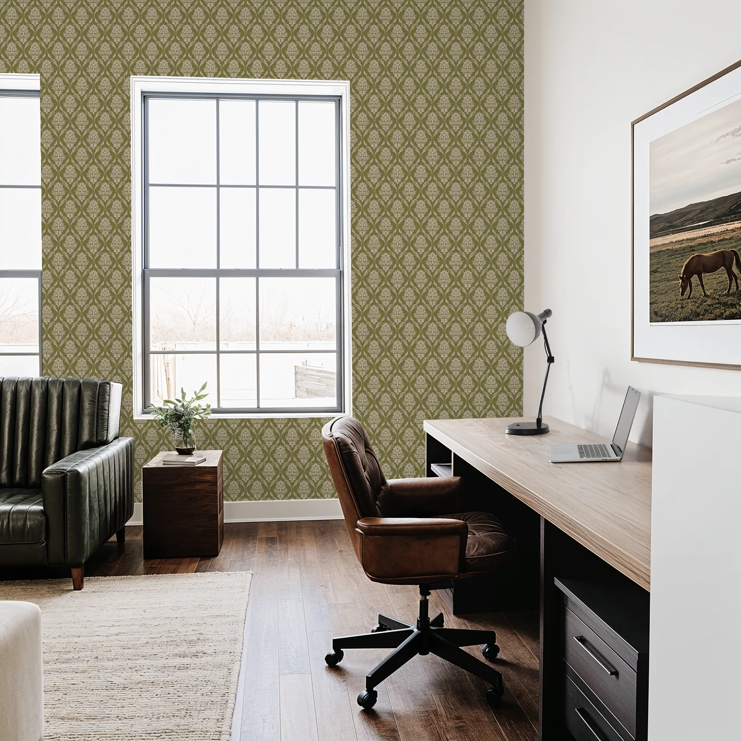 Farmhouse Revival (Olive) Wallpaper - Image 5