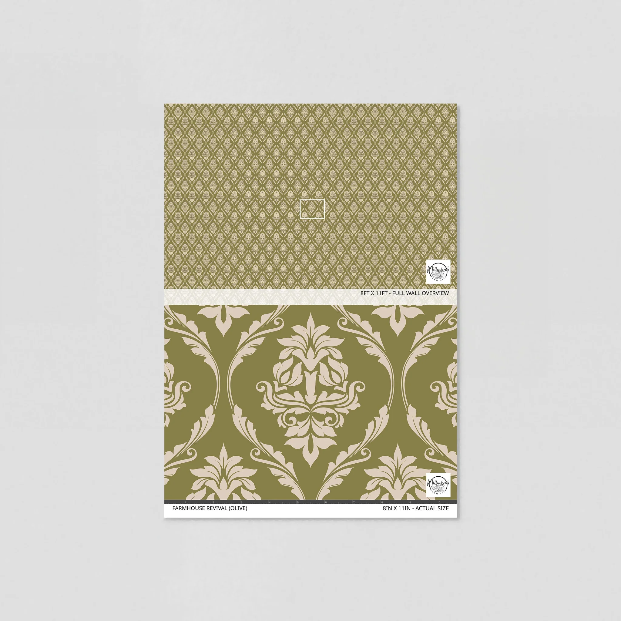 Farmhouse Revival (Olive) Wallpaper - Image 6