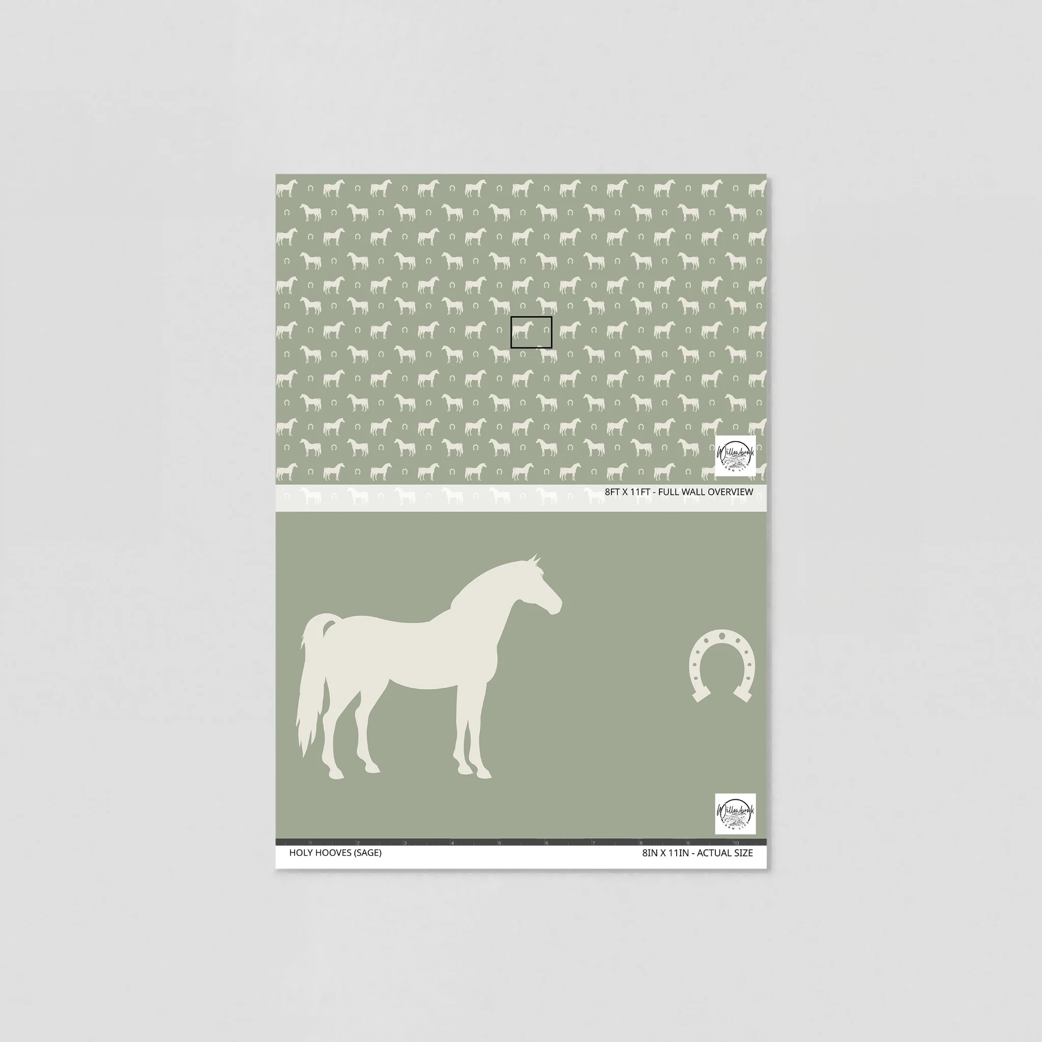 Holy Hooves (Sage) Wallpaper - Image 6