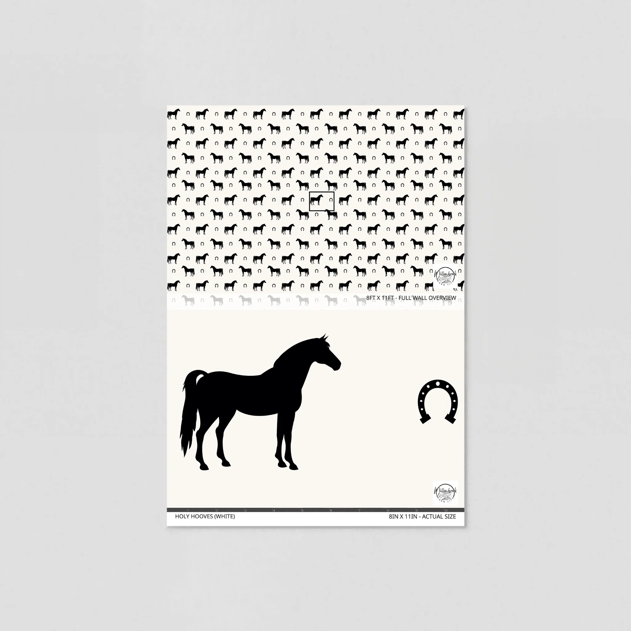Holy Hooves (White) Wallpaper - Image 5