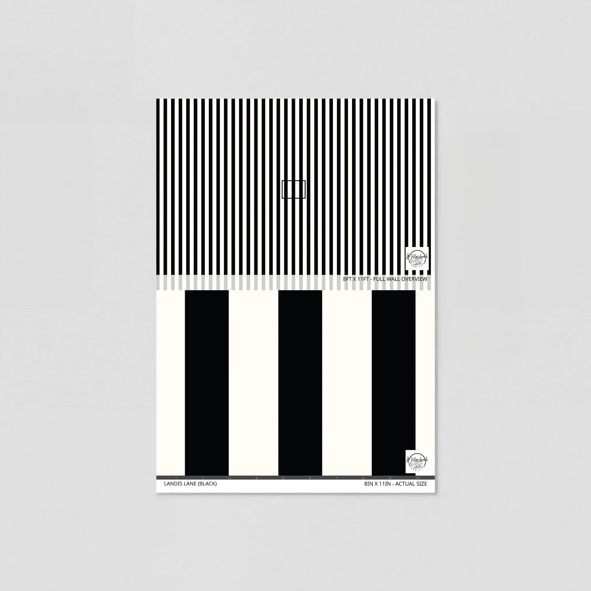 Landis Lane (Black) Wallpaper - Image 6