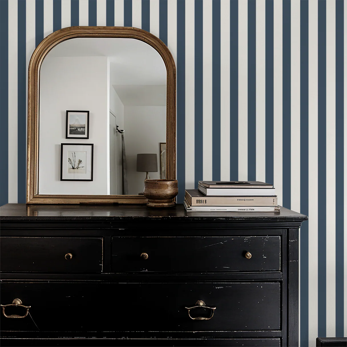 Landis Lane (Dark Blue) Wallpaper - Image 5