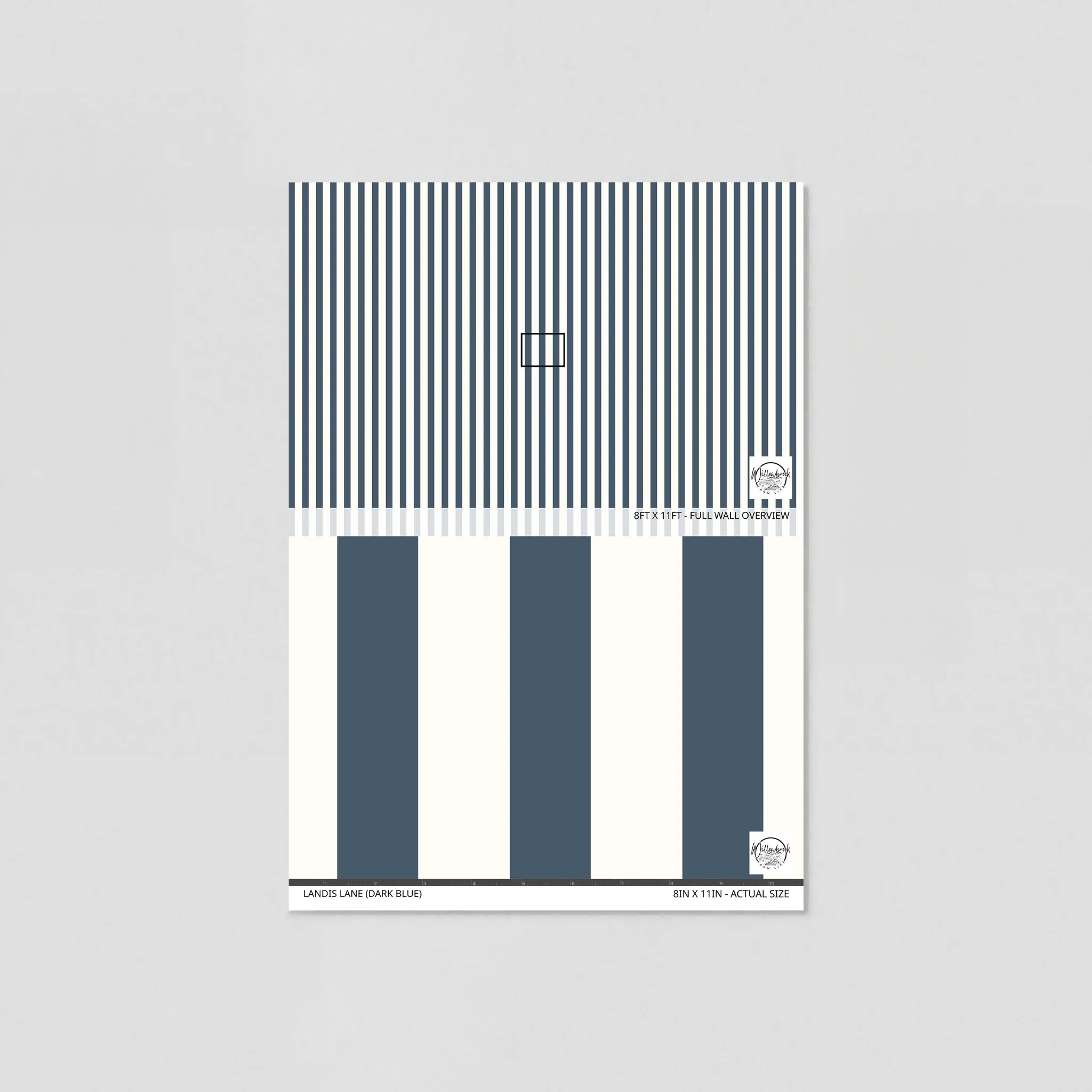 Landis Lane (Dark Blue) Wallpaper - Image 6