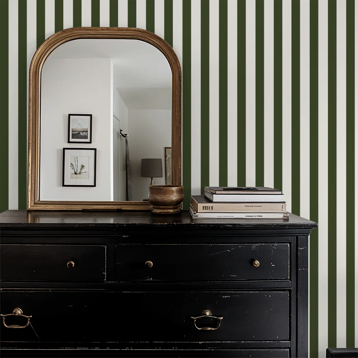 Landis Lane (Dark Green) Wallpaper - Image 5