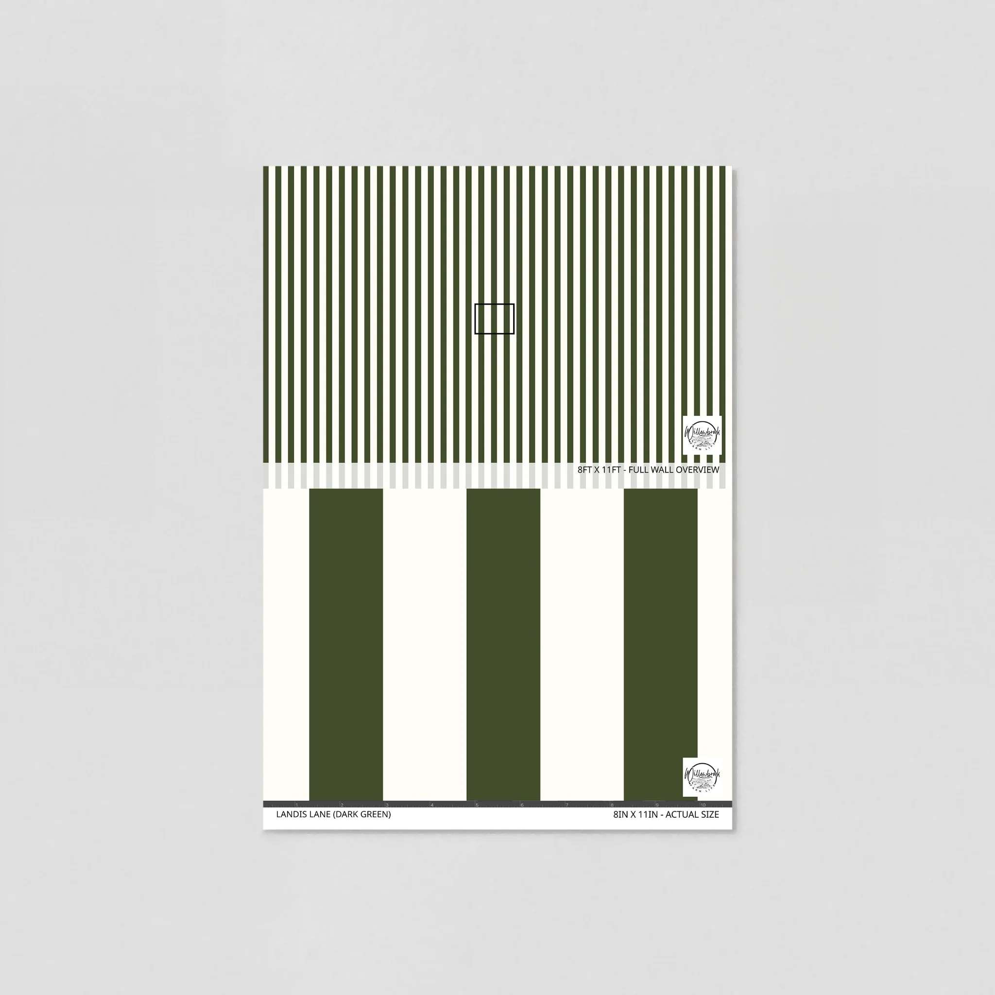 Landis Lane (Dark Green) Wallpaper - Image 6