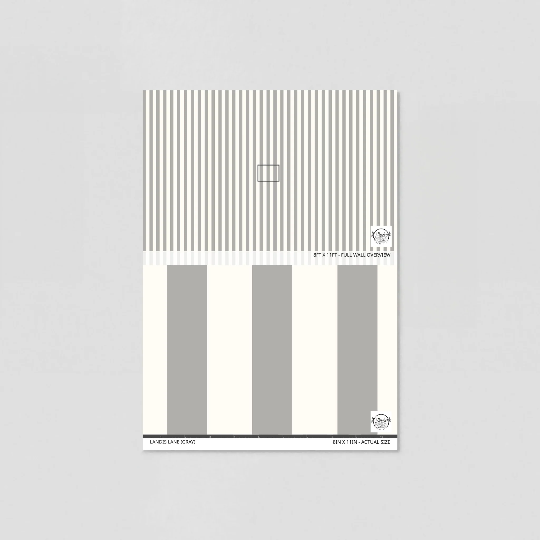 Landis Lane (Gray) Wallpaper - Image 6