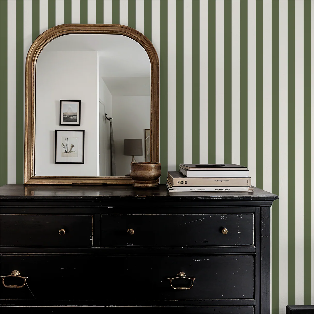 Landis Lane (Green) Wallpaper - Image 5