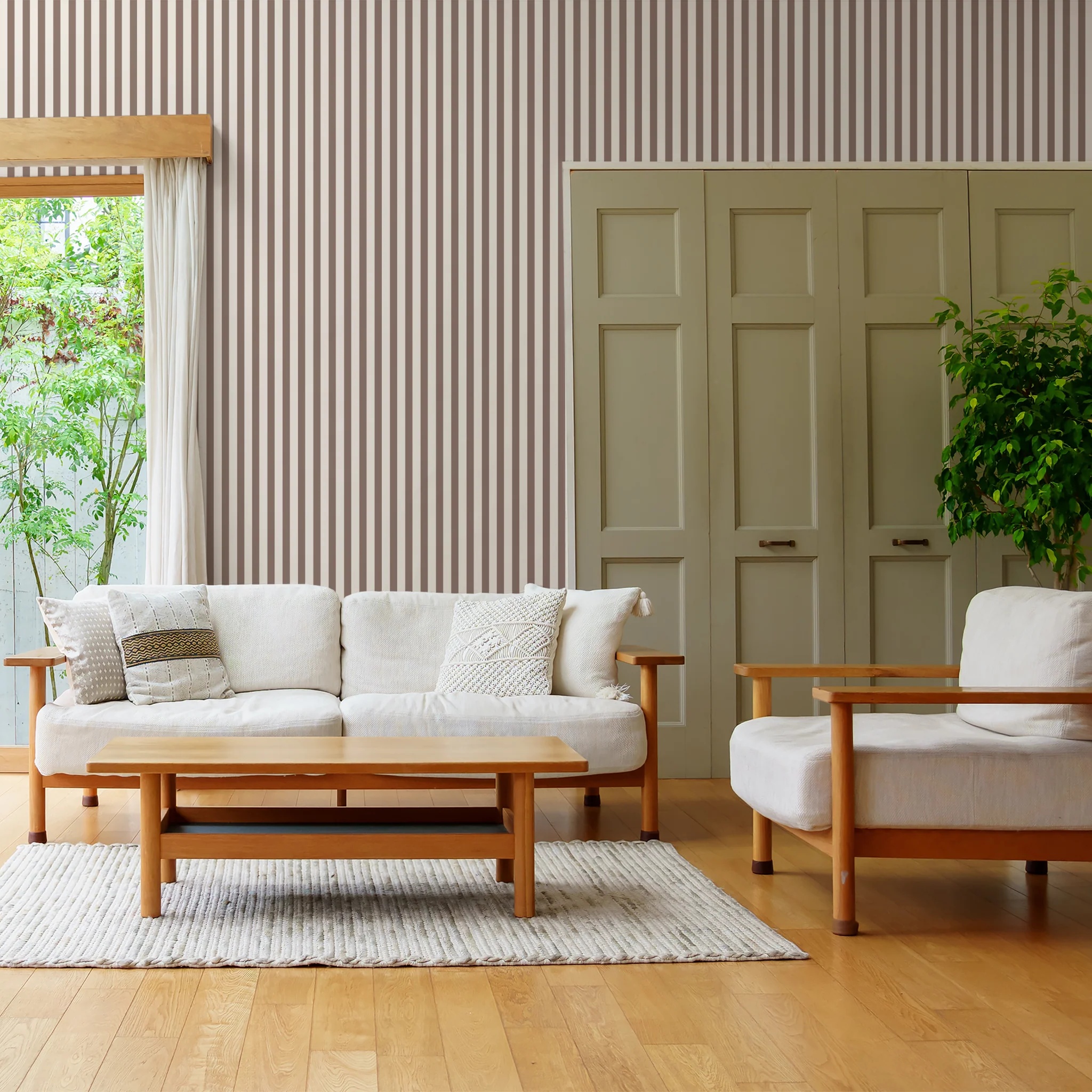 Landis Lane (Tan) Wallpaper - Image 3