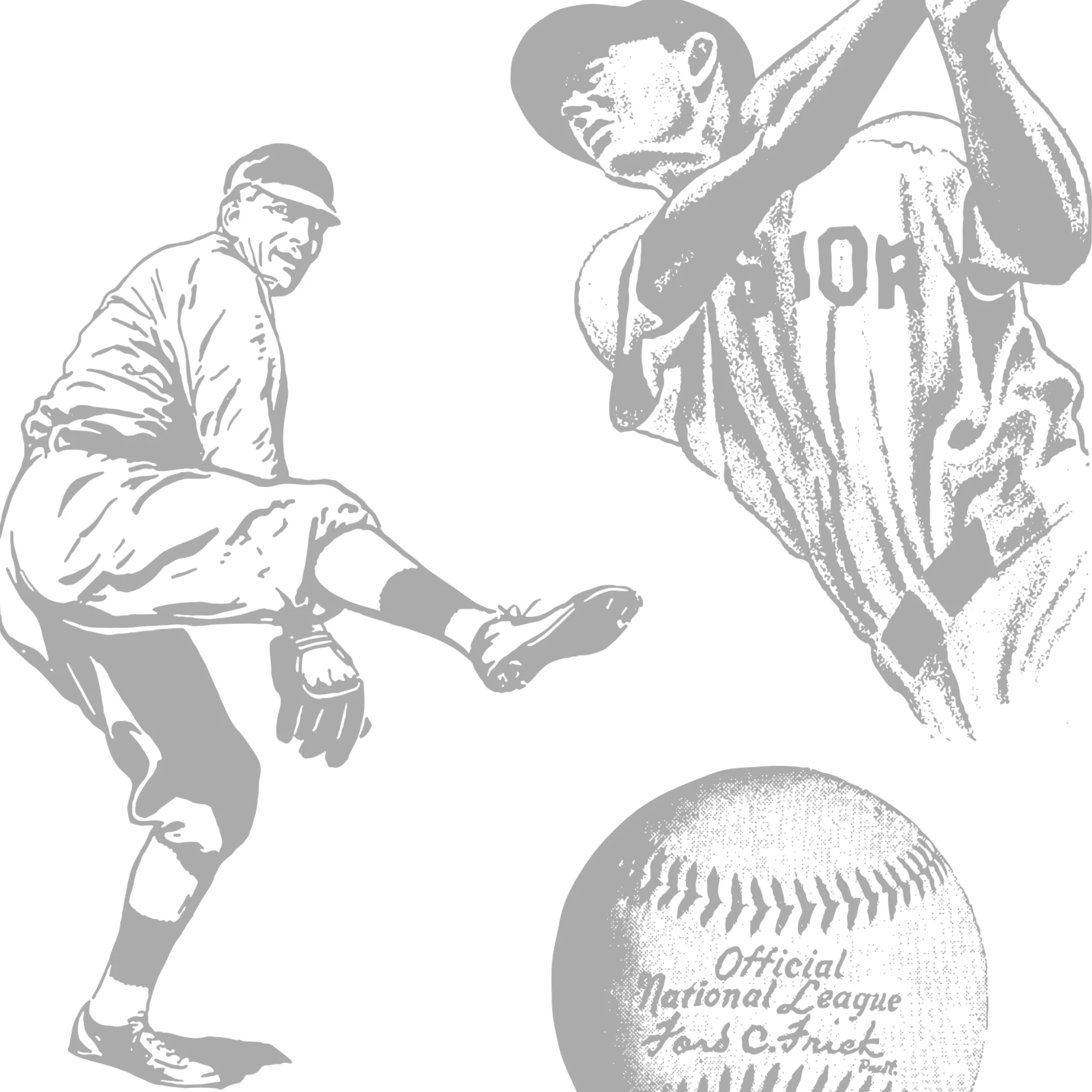 Letterman (Grey) Wallpaper - Image 4