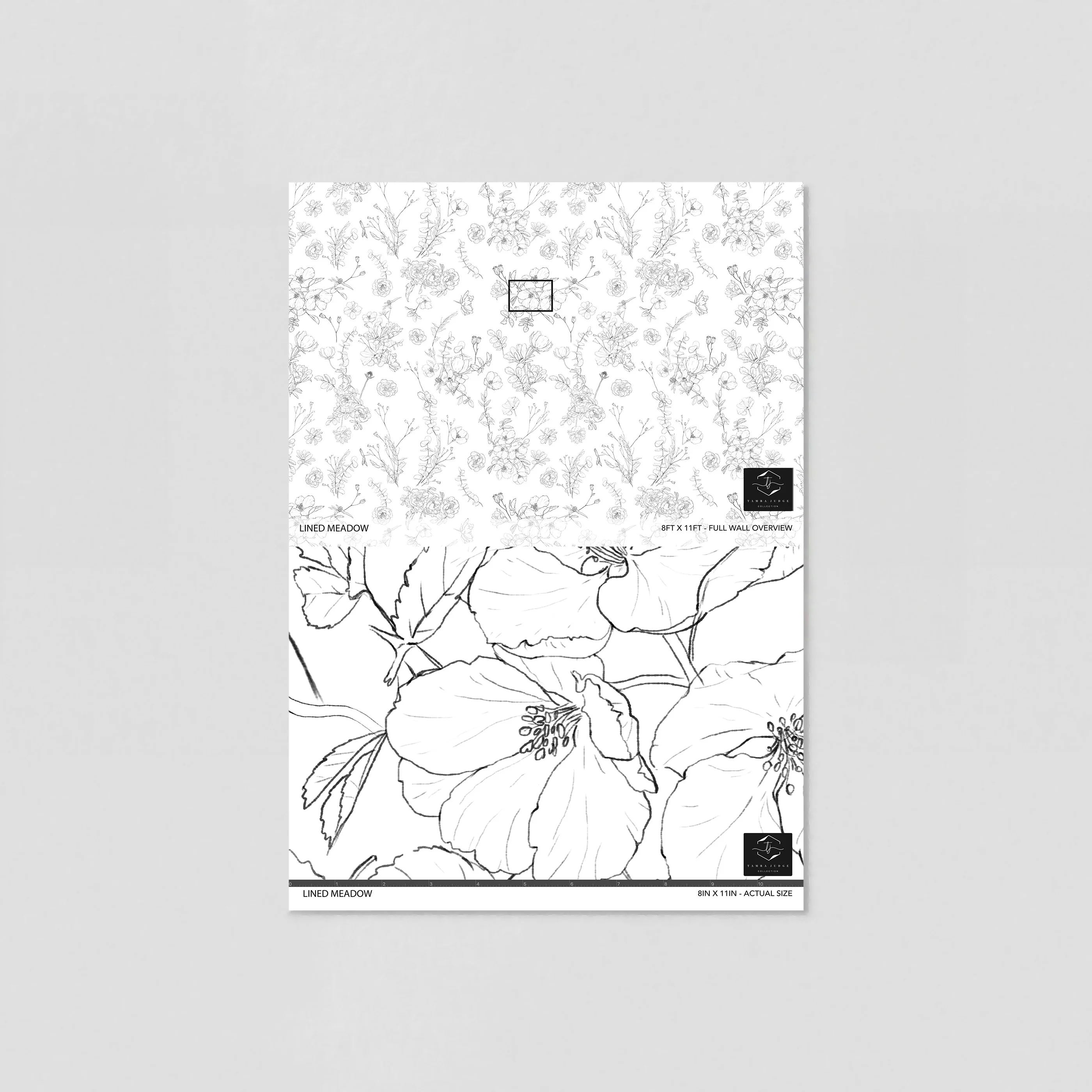 Lined Meadow Wallpaper - Image 12