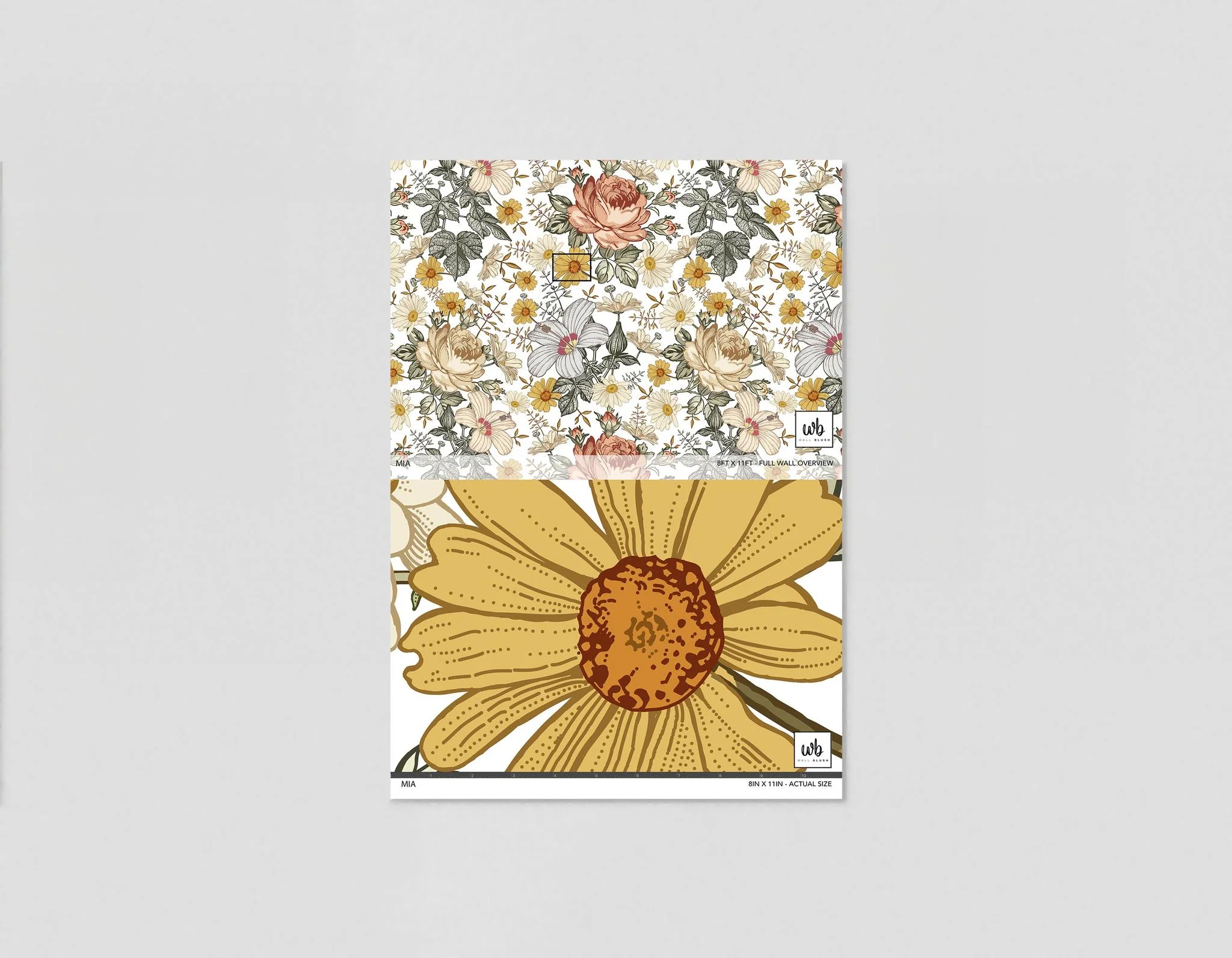 Mia (White) Wallpaper - Image 6