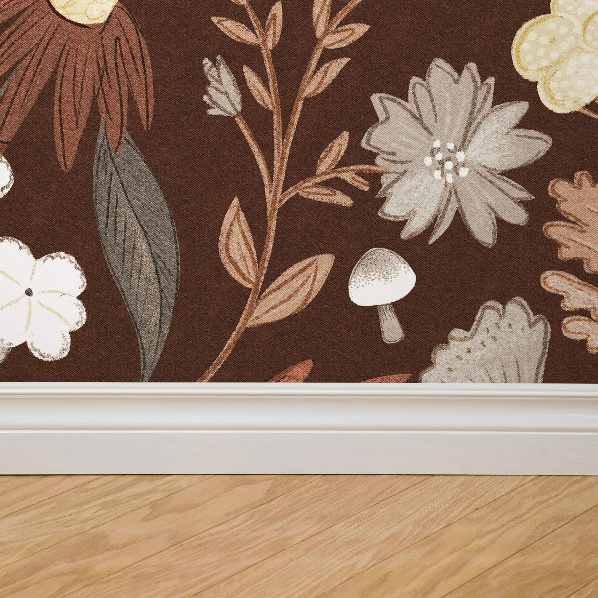 Mushy (Maroon) Wallpaper - Image 5