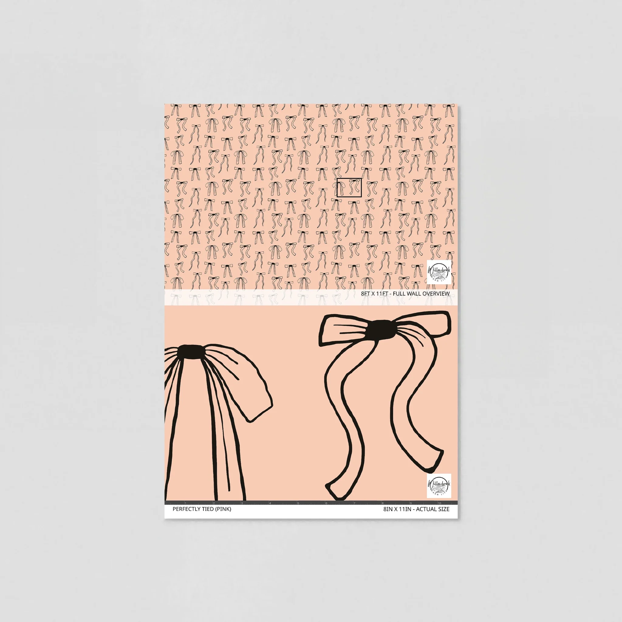 Perfectly Tied (Pink) Wallpaper - Image 6