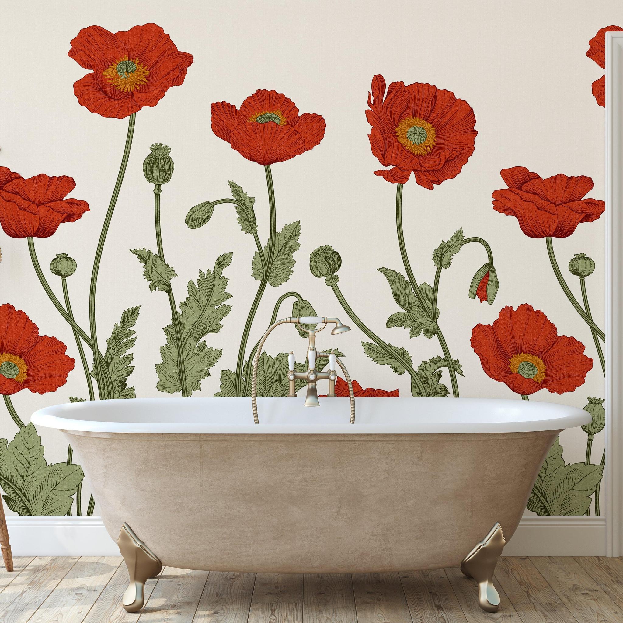Poppy Lane Wallpaper - Image 5