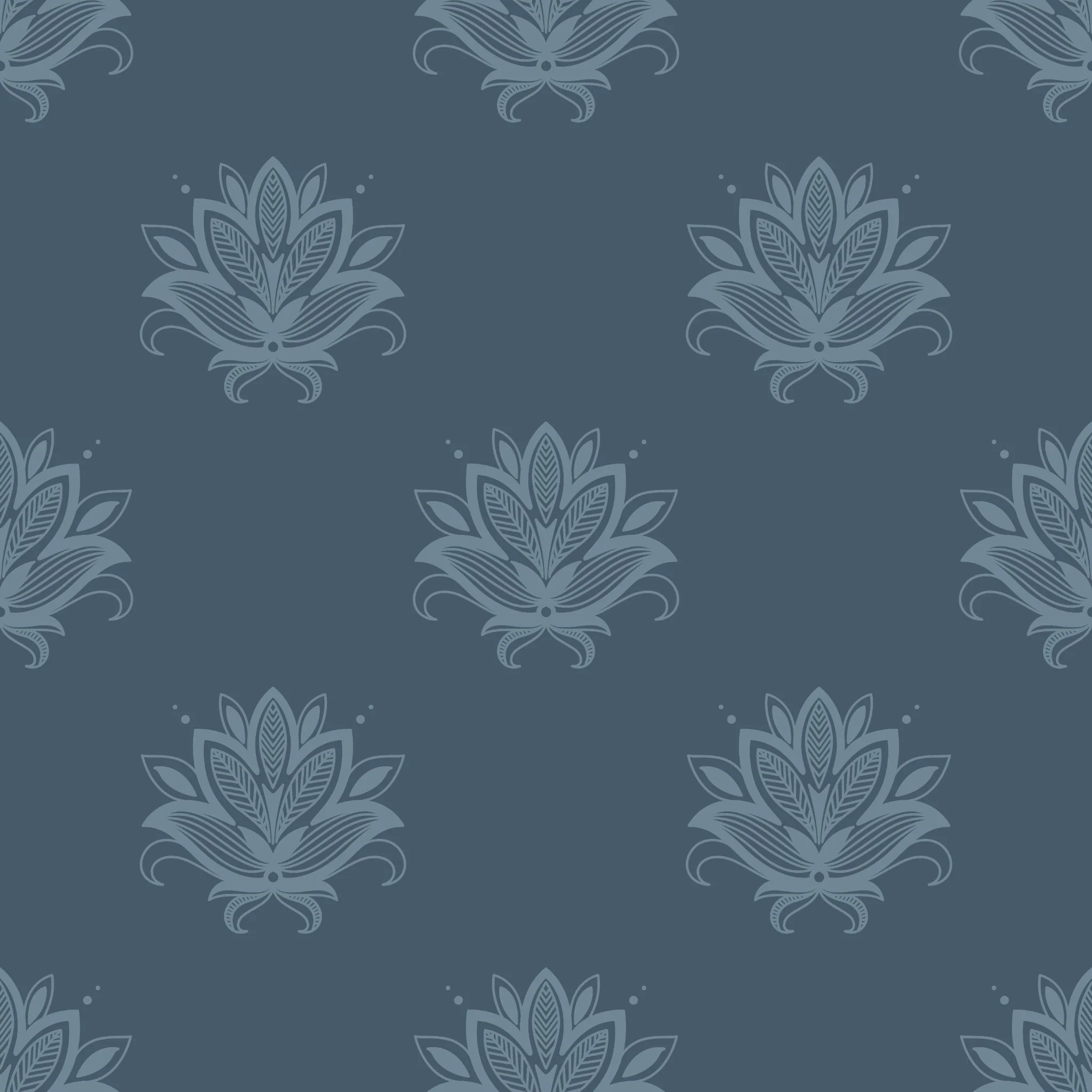 Prairie Hymn (Blue) Wallpaper - Image 2