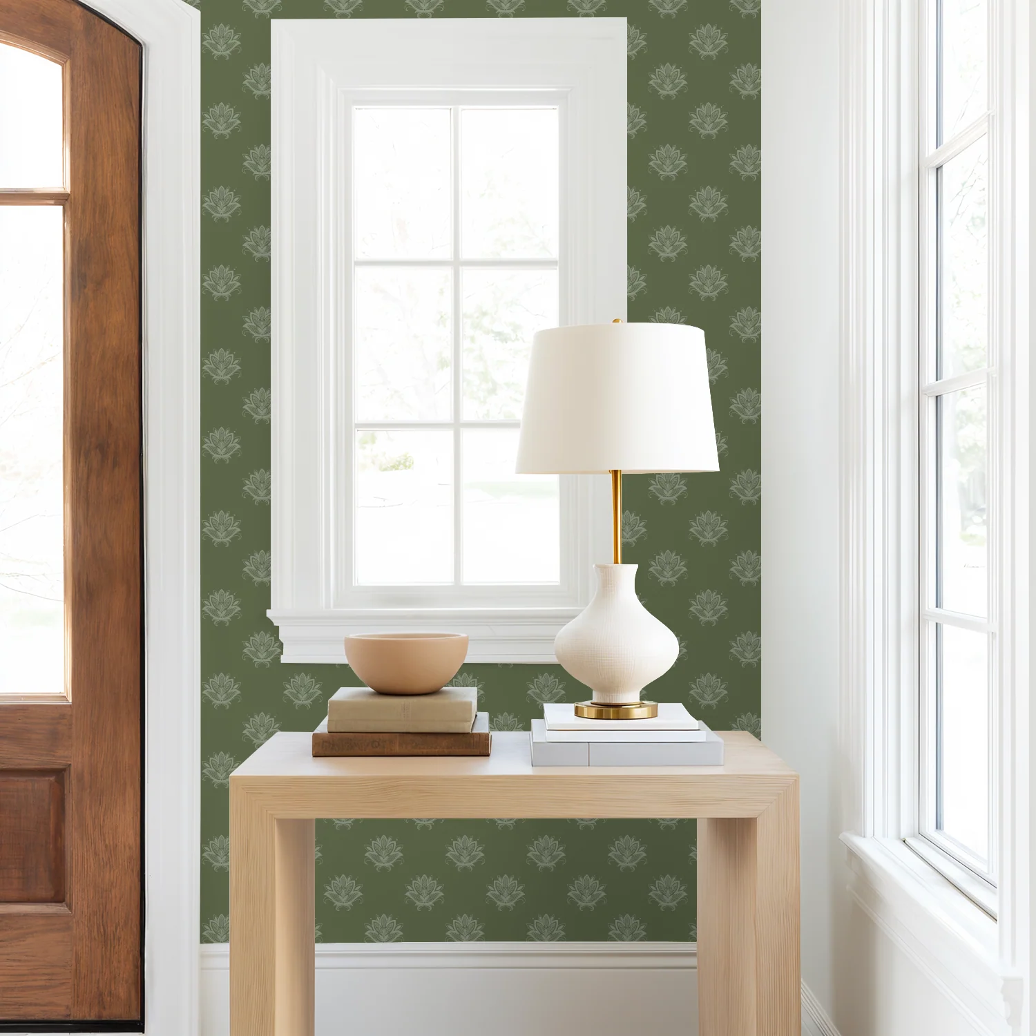 Prairie Hymn (Green) Wallpaper - Image 3